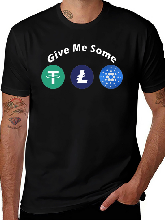 Give Me Some Crypto T-Shirt - Fun Cryptocurrency Tee