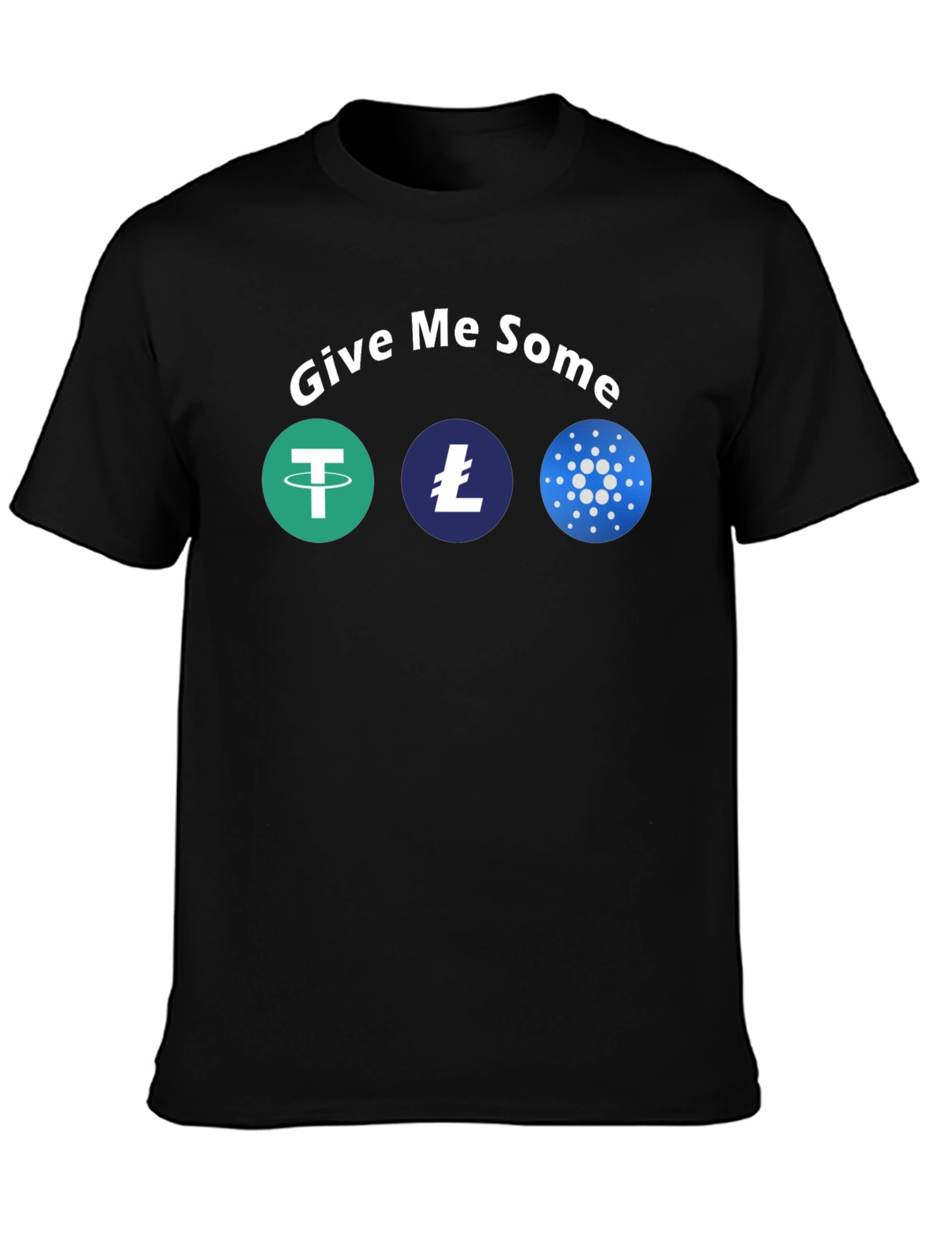 Give Me Some Crypto T-Shirt - Fun Cryptocurrency Tee