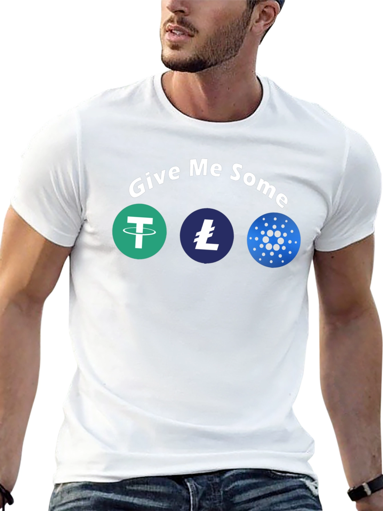 Give Me Some Crypto T-Shirt - Fun Cryptocurrency Tee