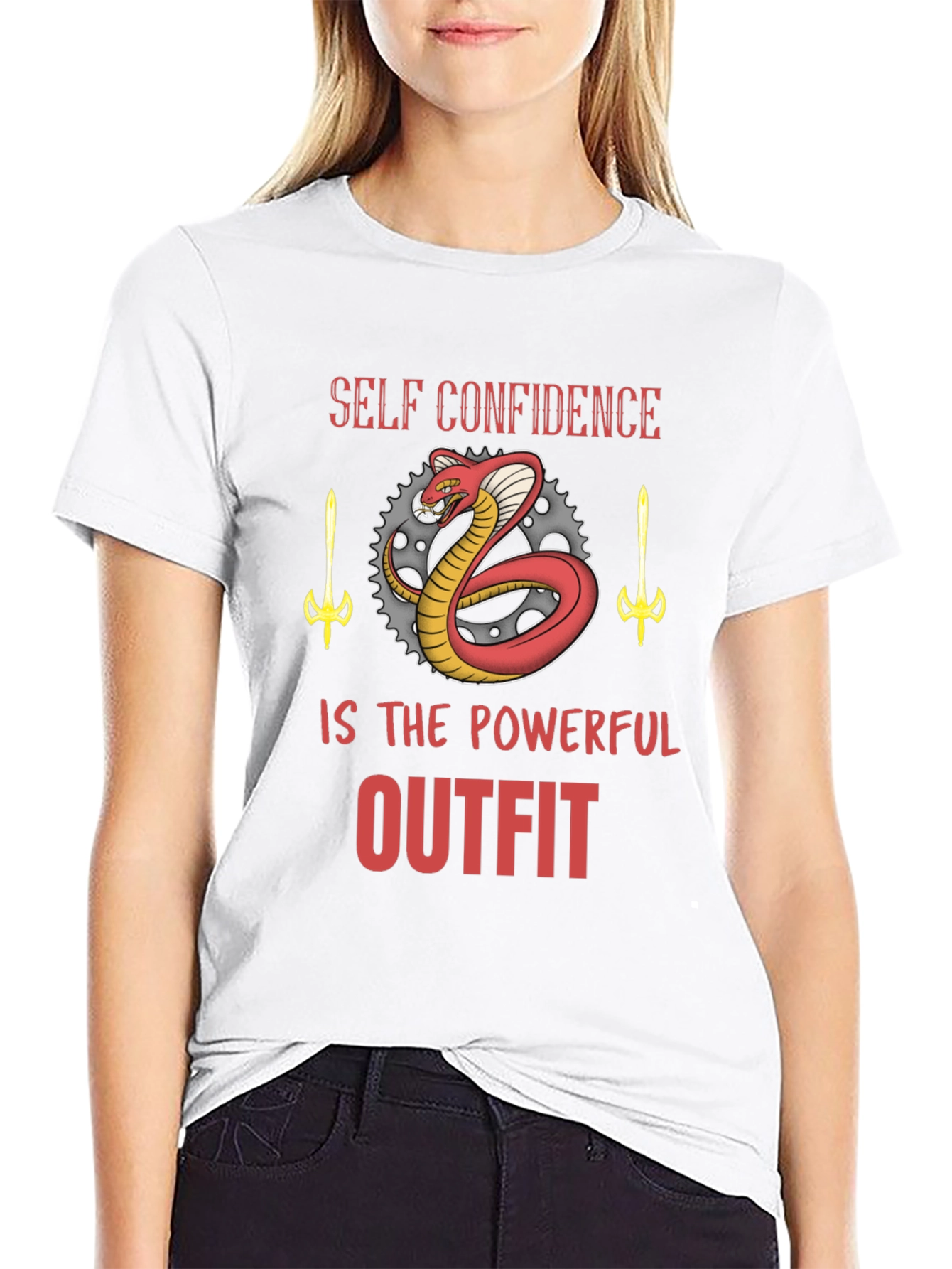 Self Confidence Outfit Graphic Tee