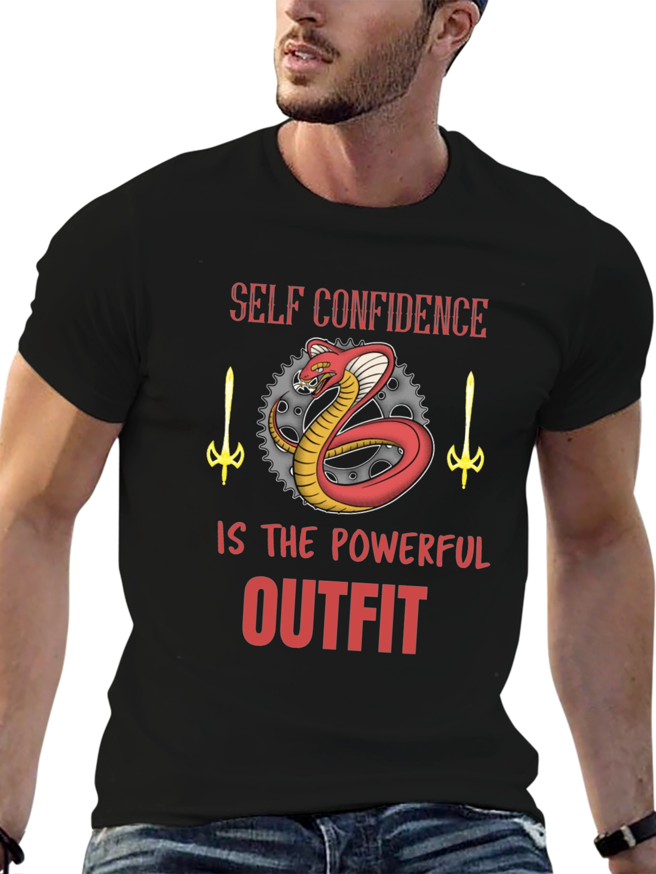 Self Confidence Outfit Graphic Tee