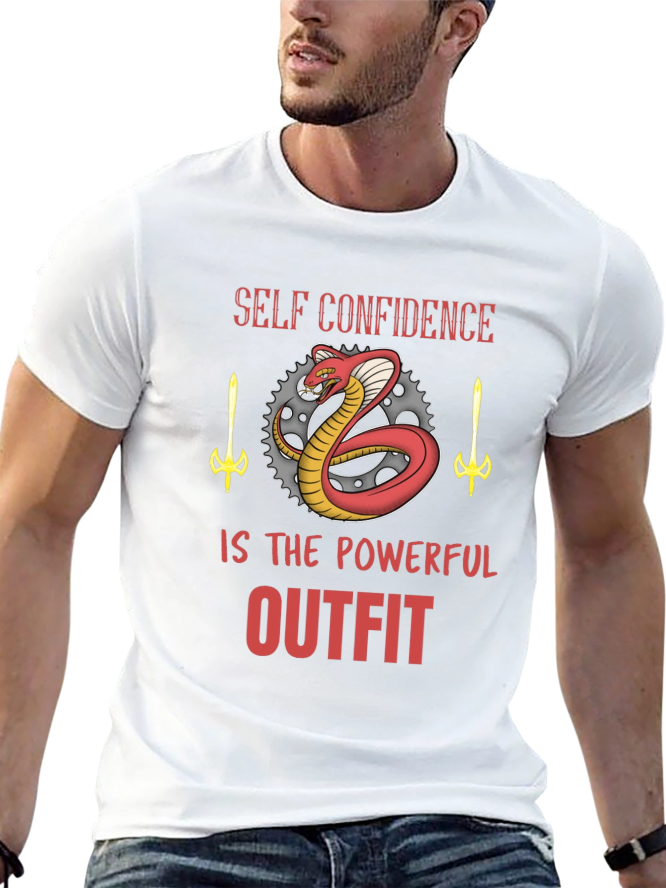 Self Confidence Outfit Graphic Tee