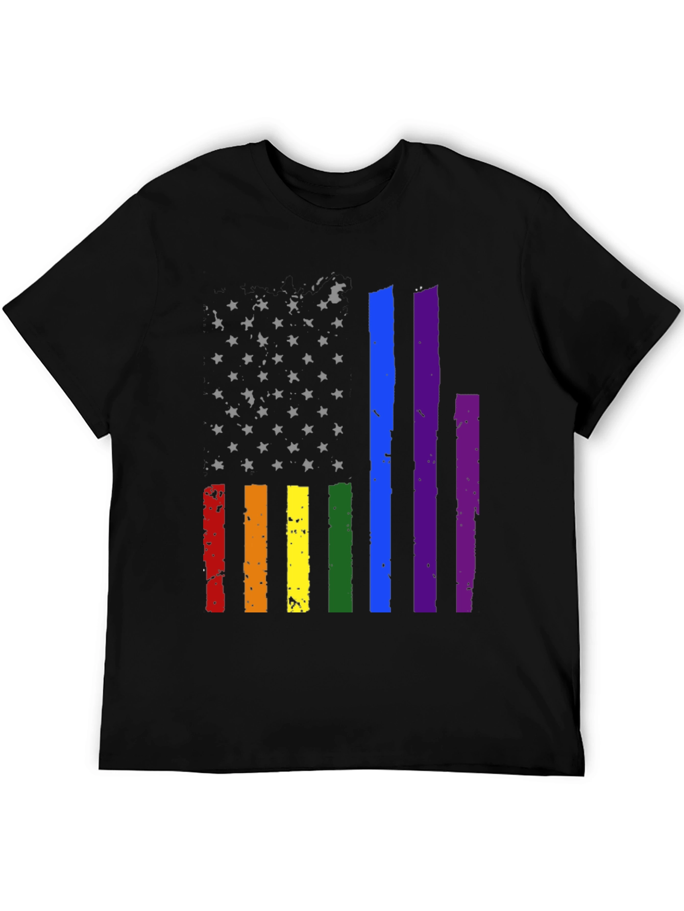 Pride Flag Stars & Stripes Graphic Tee