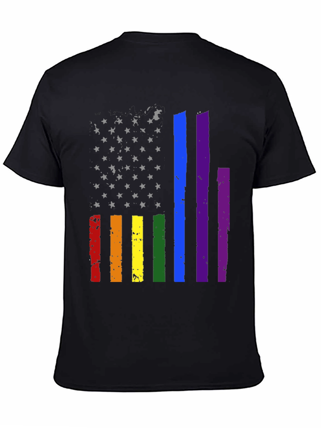 Pride Flag Stars & Stripes Graphic Tee