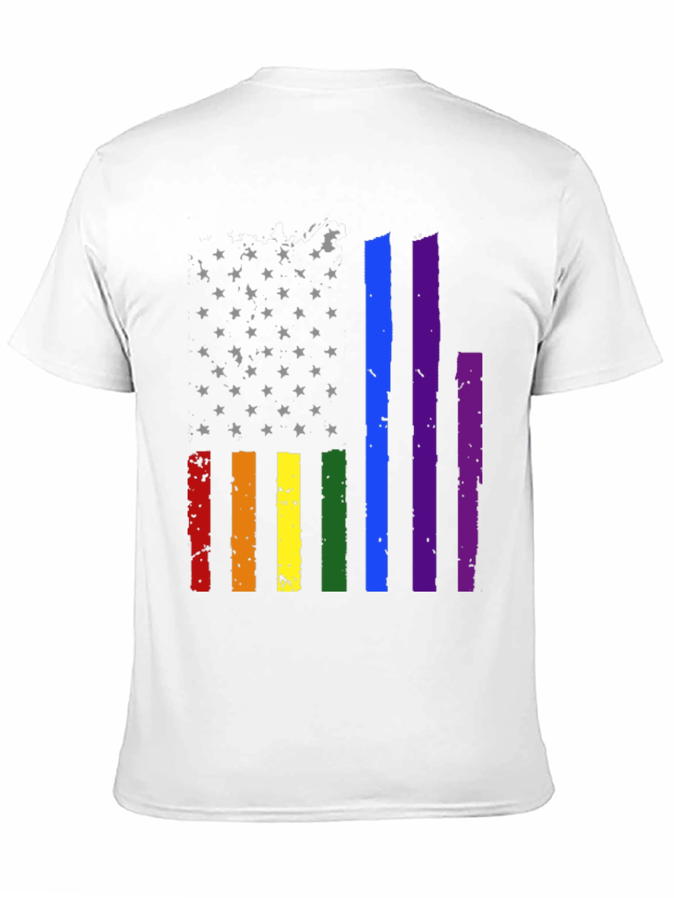 Pride Flag Stars & Stripes Graphic Tee