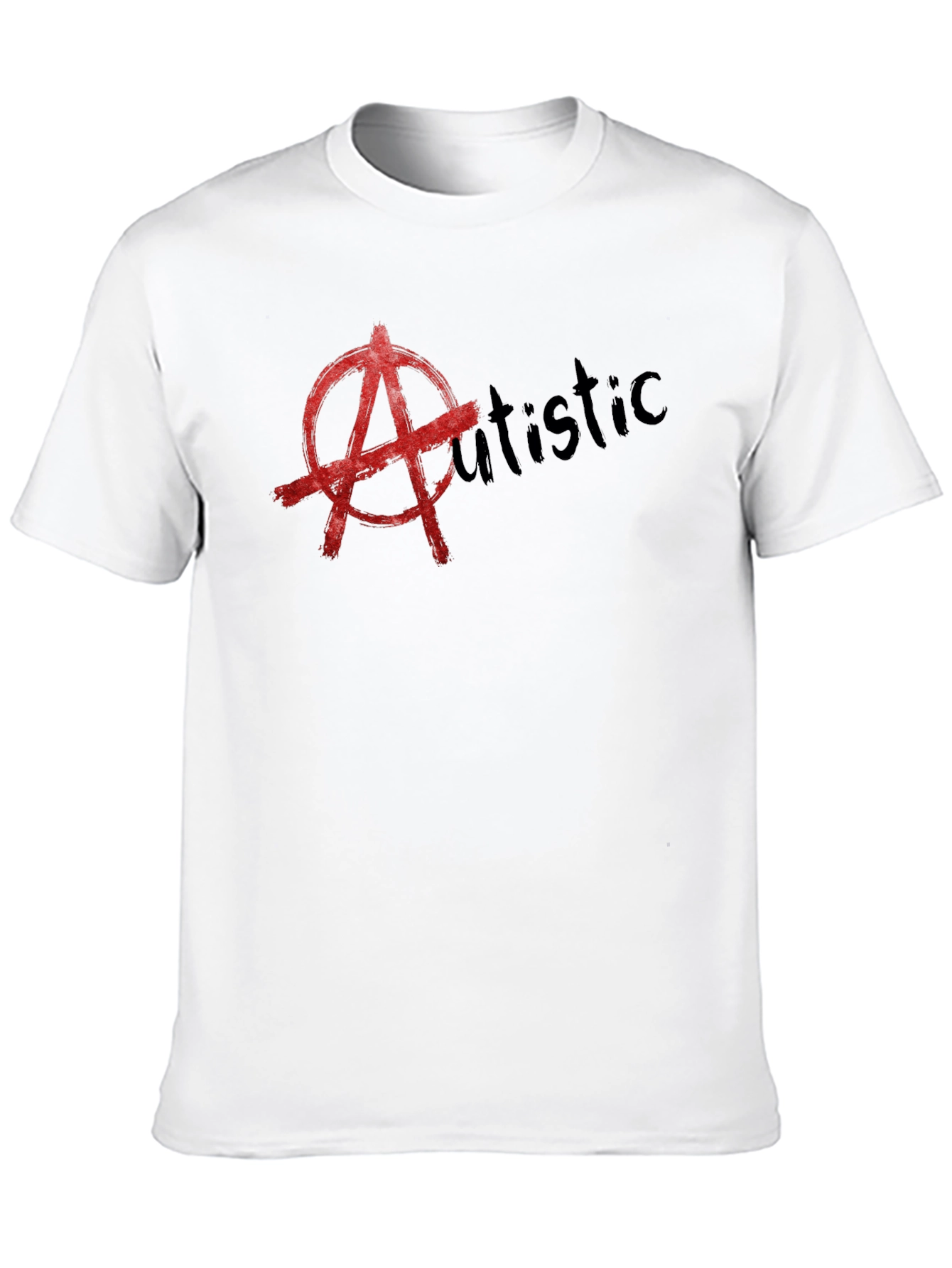Anarchy Autistic T-Shirt - Black Cotton Tee