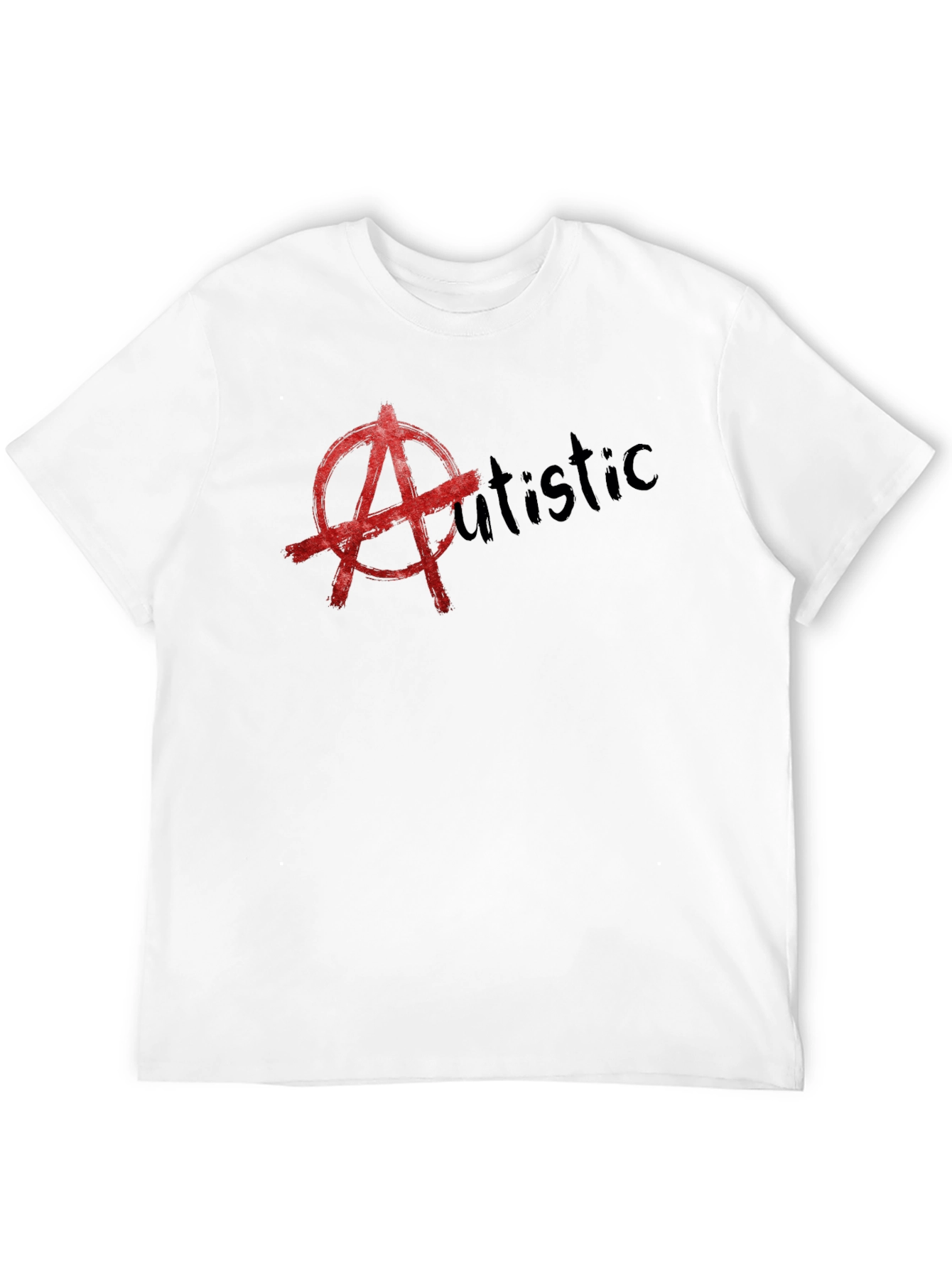 Anarchy Autistic T-Shirt - Black Cotton Tee