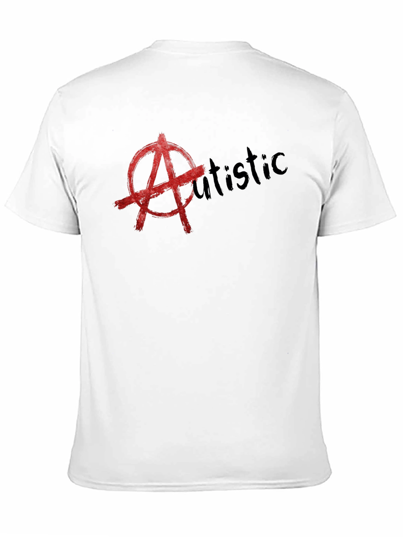 Anarchy Autistic T-Shirt - Black Cotton Tee