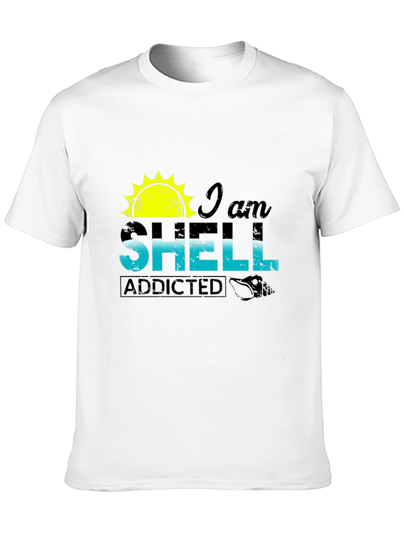 I am Shell Addicted T-Shirt - Beach Lover Tee