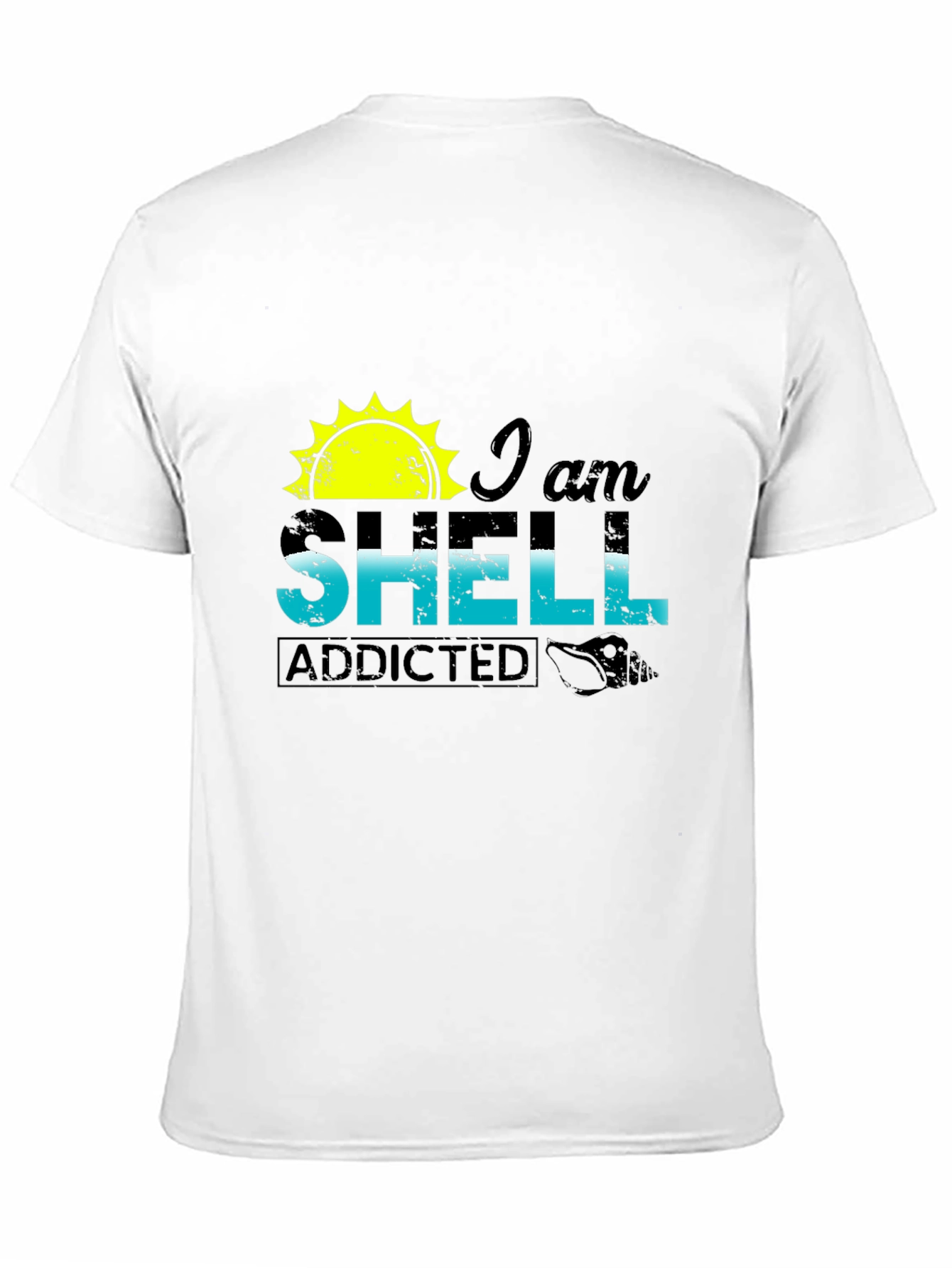 I am Shell Addicted T-Shirt - Beach Lover Tee
