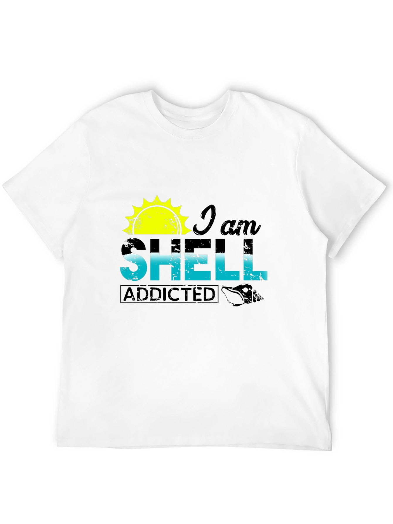 I am Shell Addicted T-Shirt - Beach Lover Tee