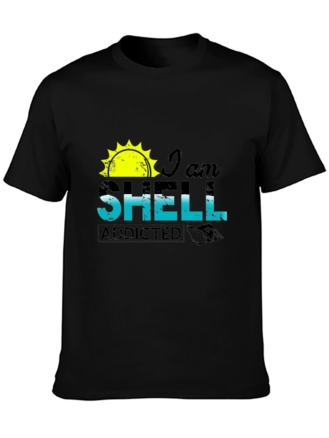 I am Shell Addicted T-Shirt - Beach Lover Tee