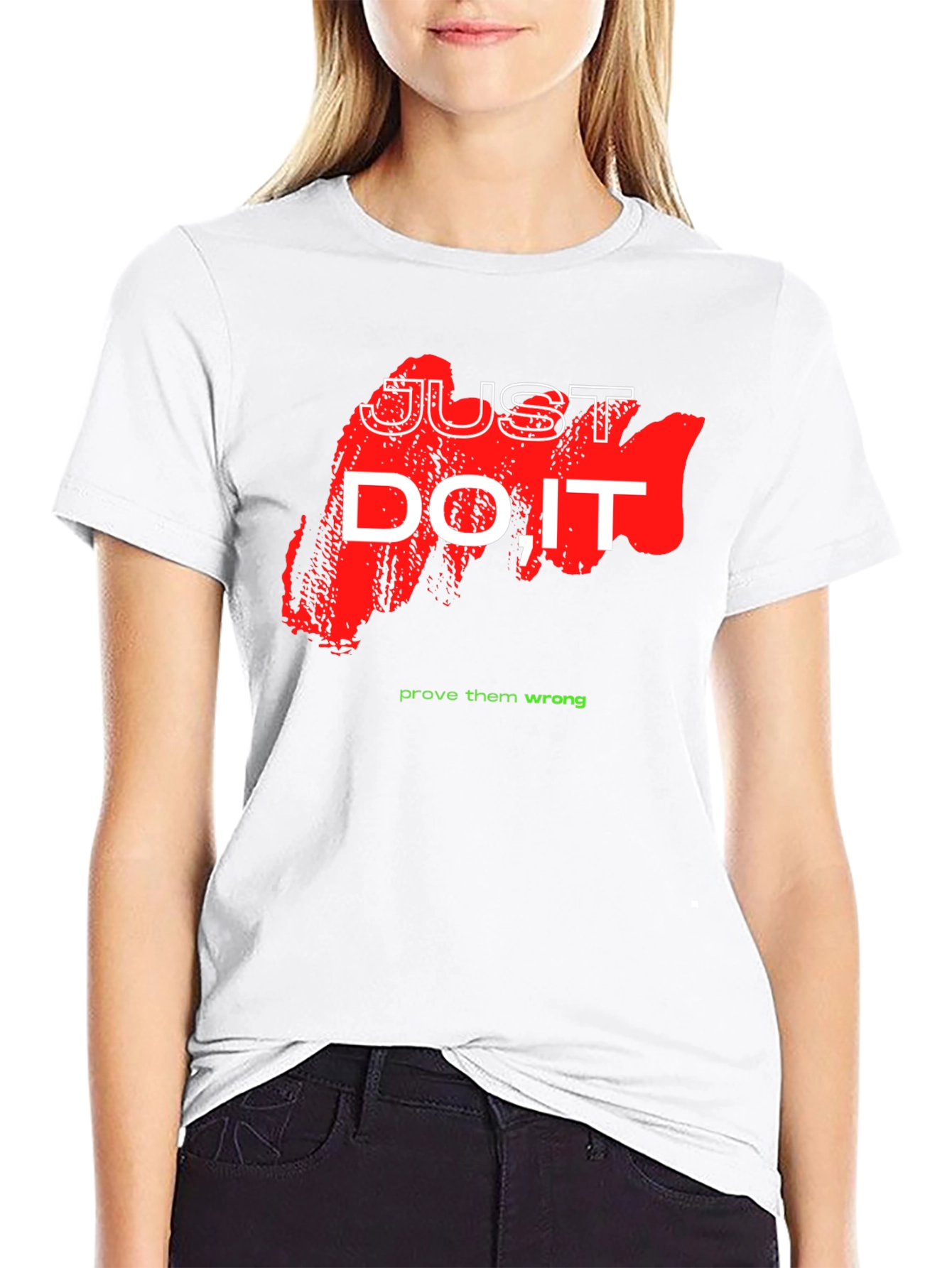 Just Do It Graphic Tee - Motivational Shirt