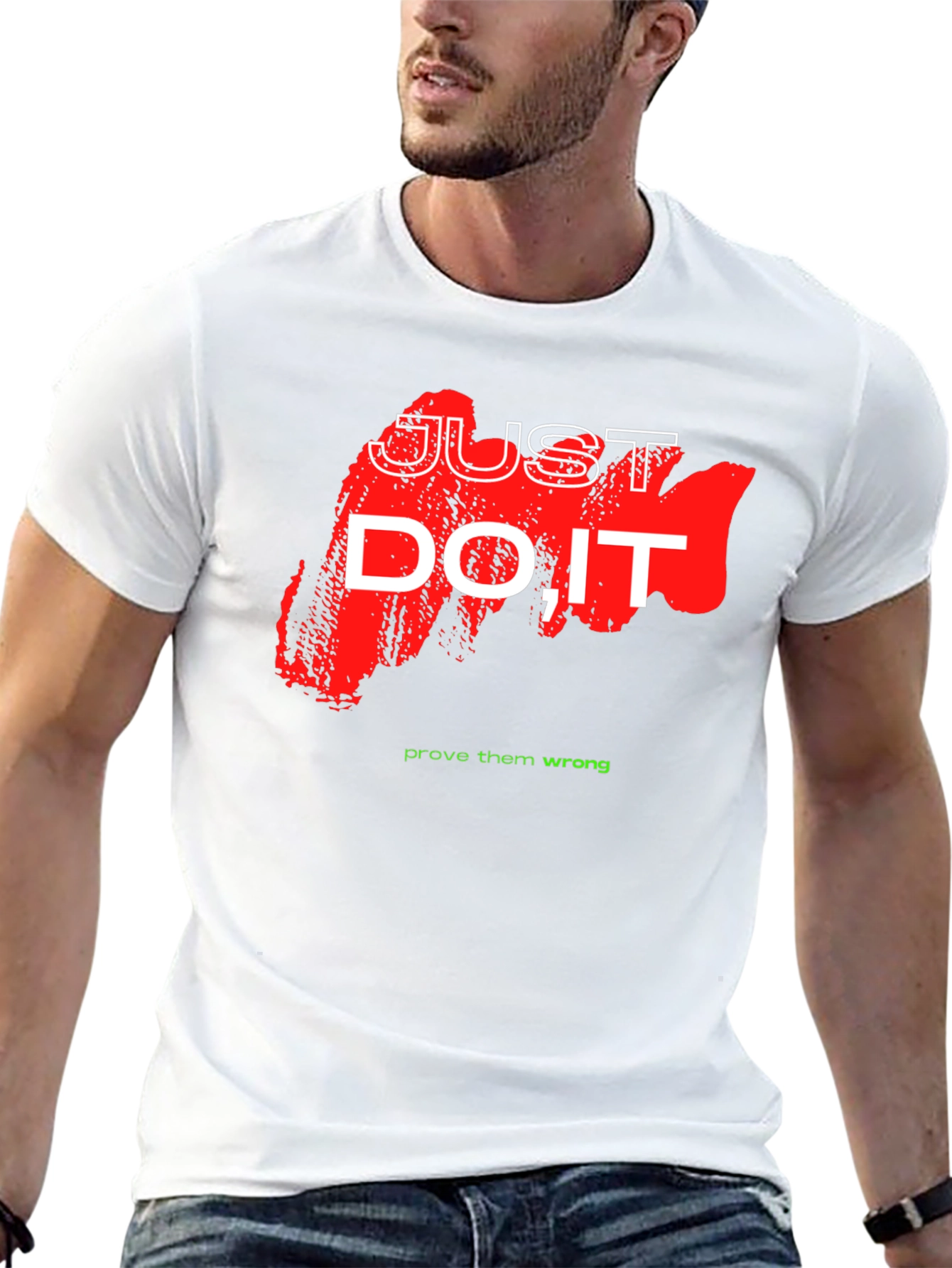 Just Do It Graphic Tee - Motivational Shirt