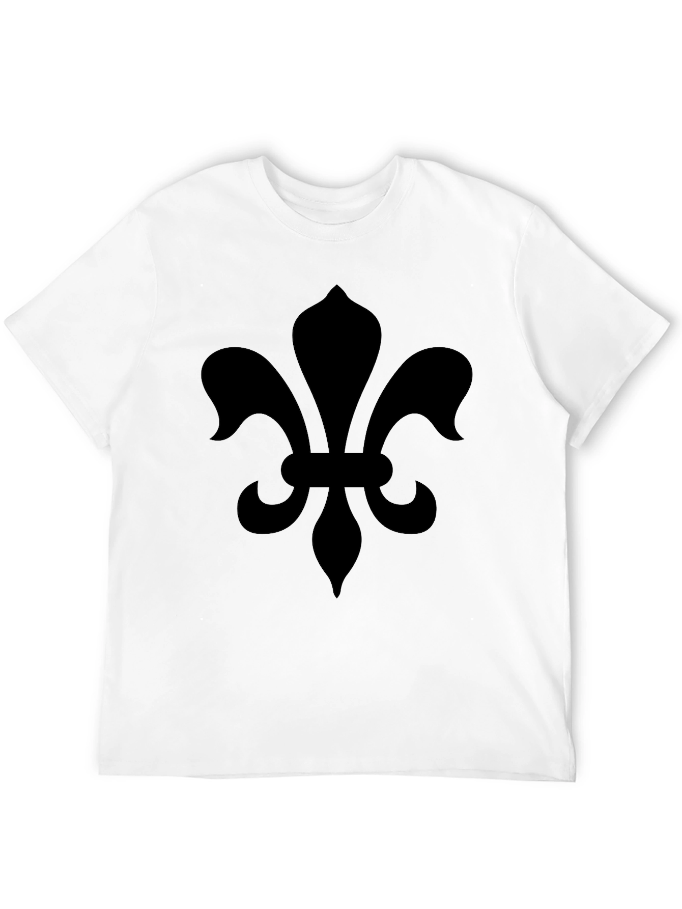 Fleur-de-Lis Graphic Tee - Classic Black Shirt