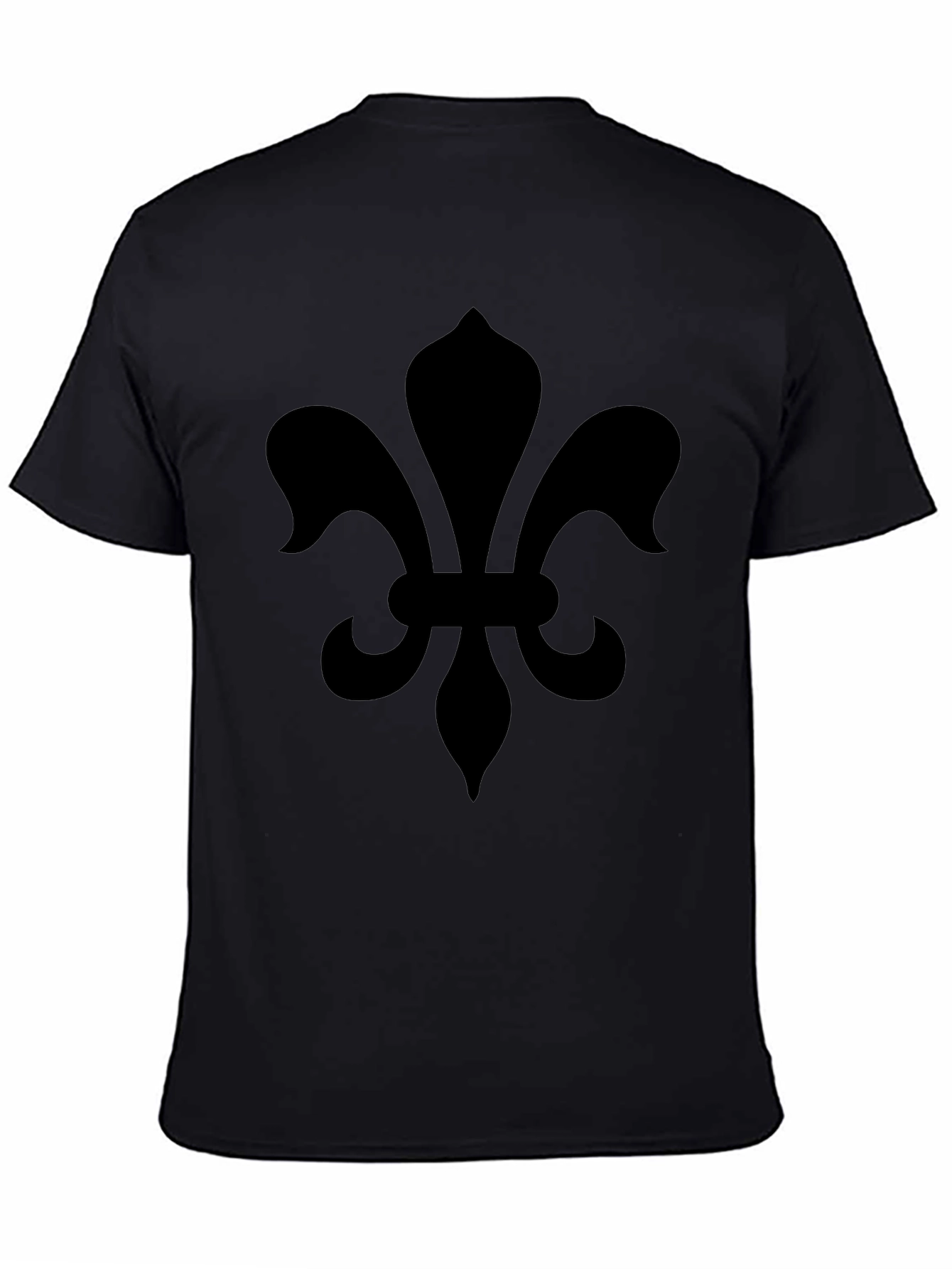 Fleur-de-Lis Graphic Tee - Classic Black Shirt