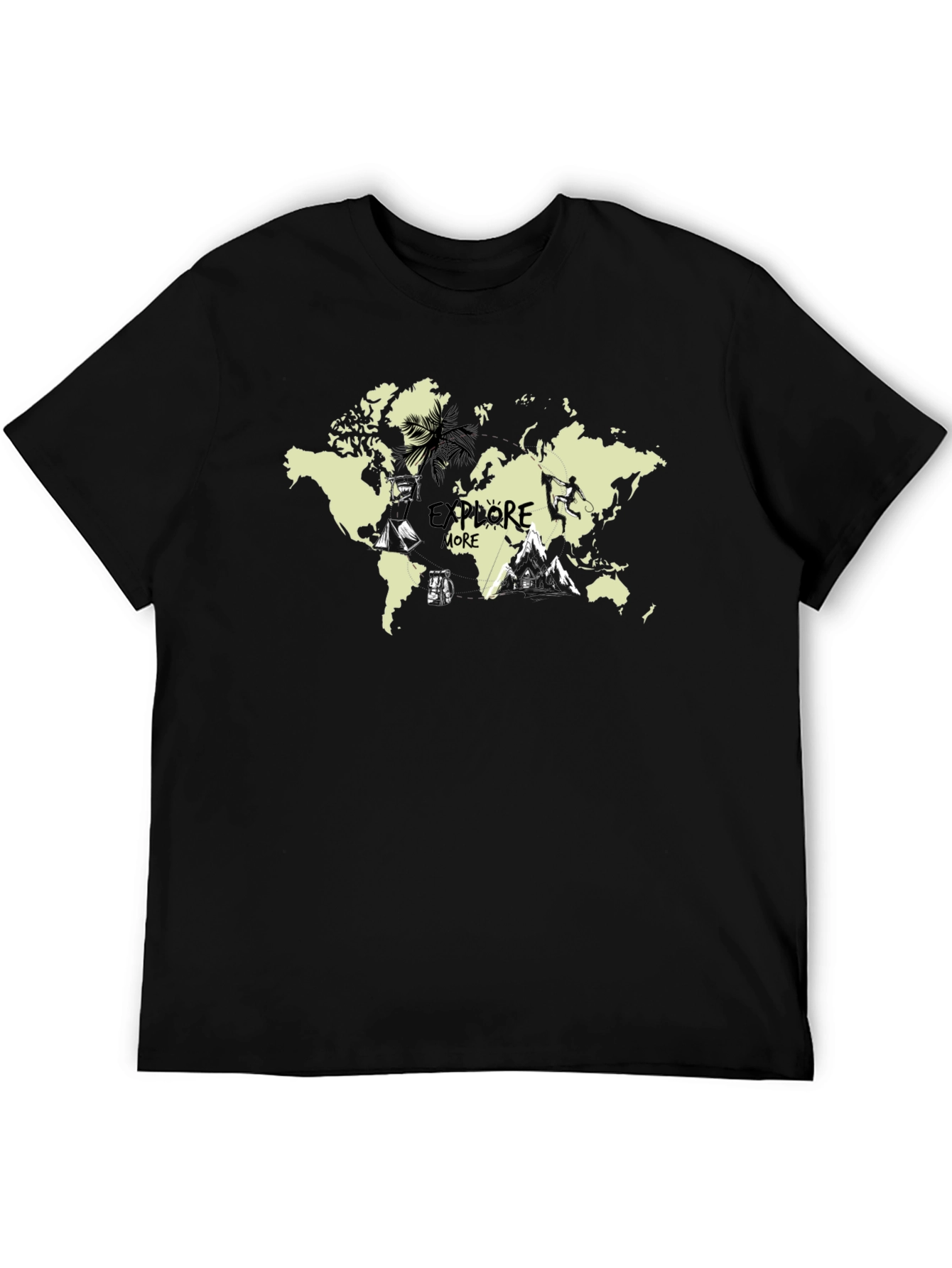Explore More World Map Graphic T-Shirt