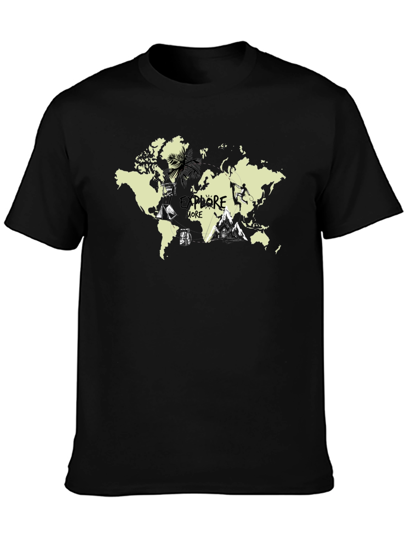 Explore More World Map Graphic T-Shirt
