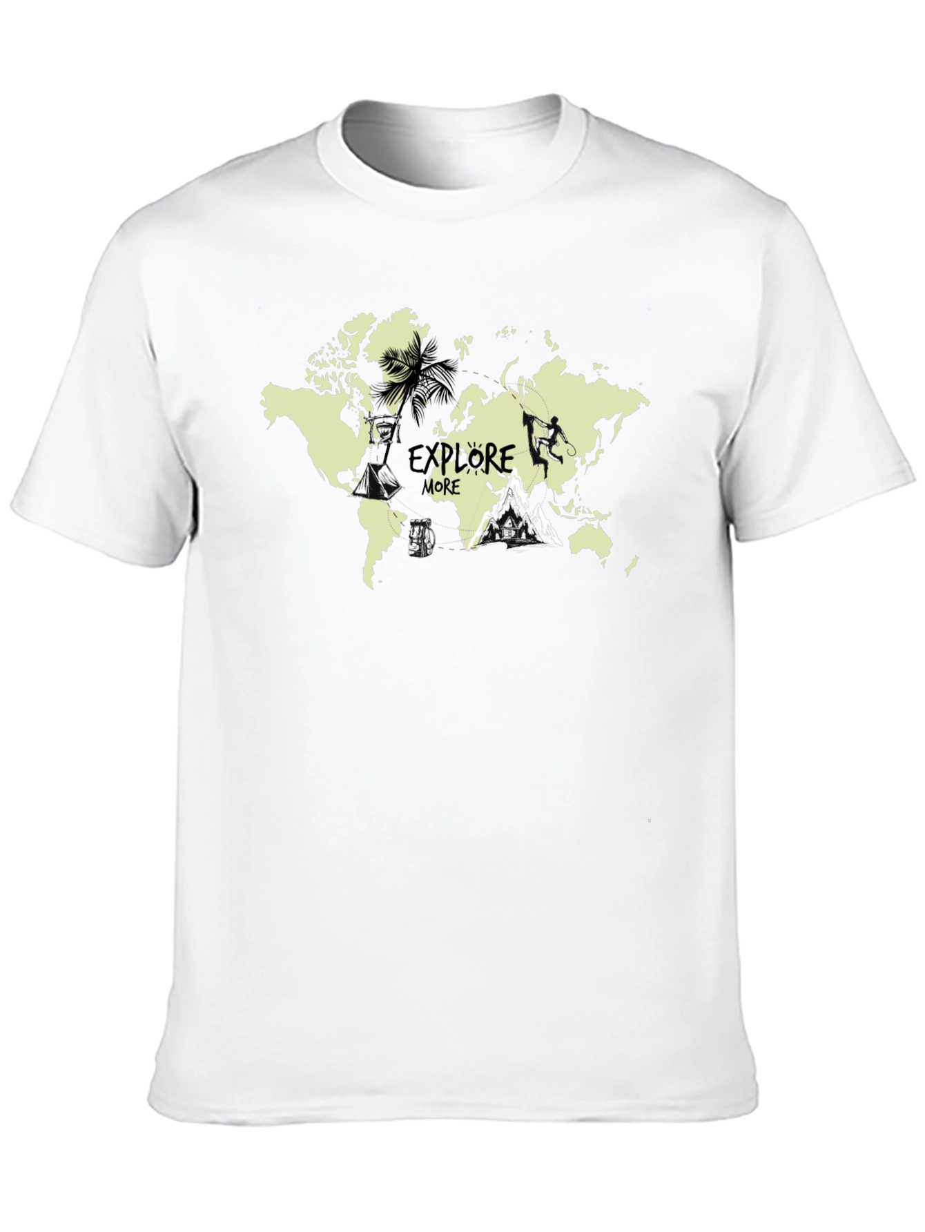 Explore More World Map Graphic T-Shirt