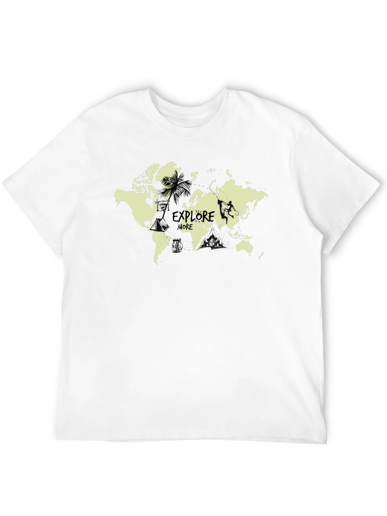 Explore More World Map Graphic T-Shirt