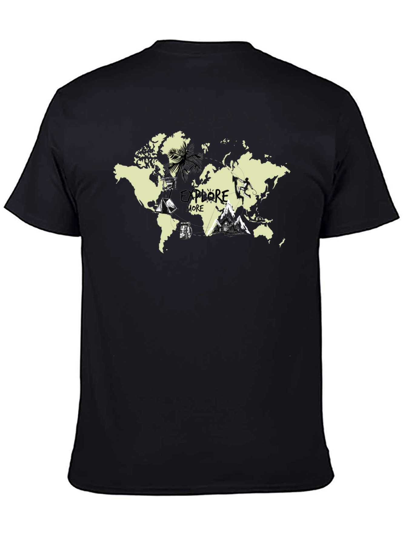 Explore More World Map Graphic T-Shirt