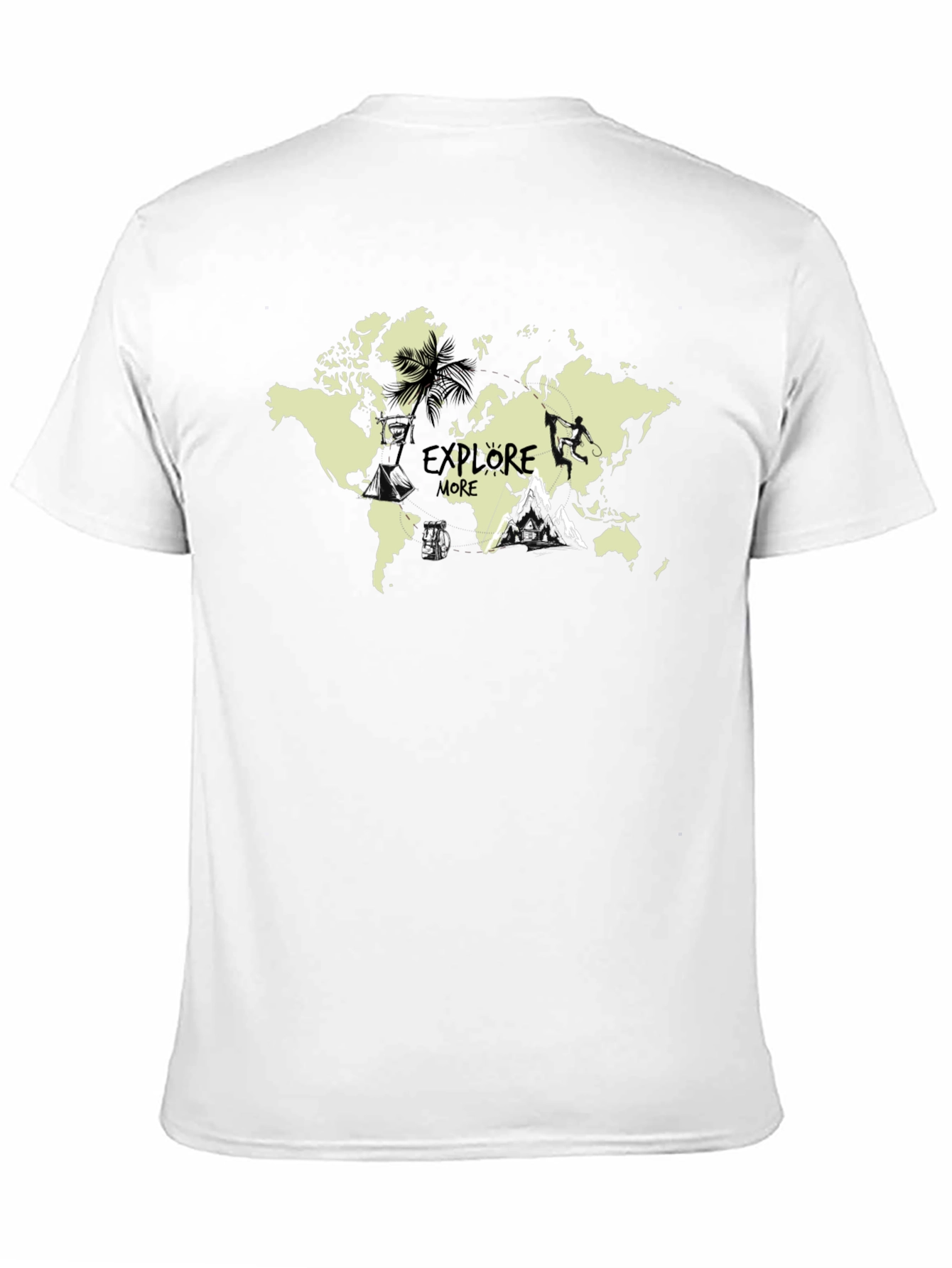 Explore More World Map Graphic T-Shirt