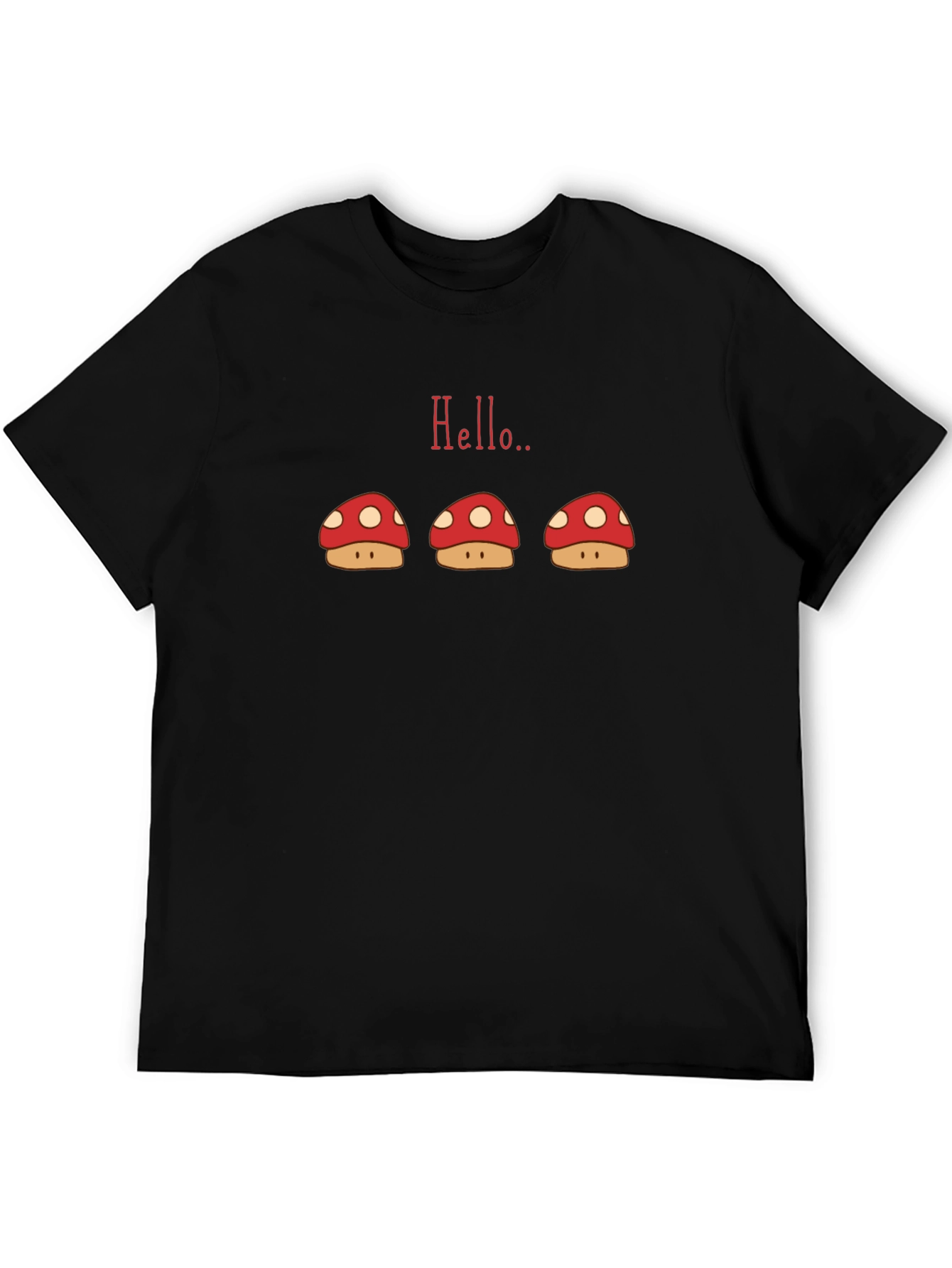 Mushroom Graphic T-Shirt - Quirky Casual Tee