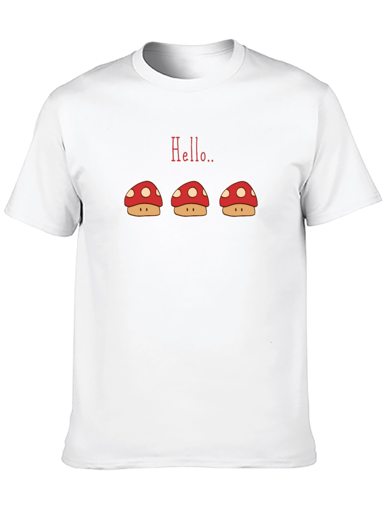 Mushroom Graphic T-Shirt - Quirky Casual Tee