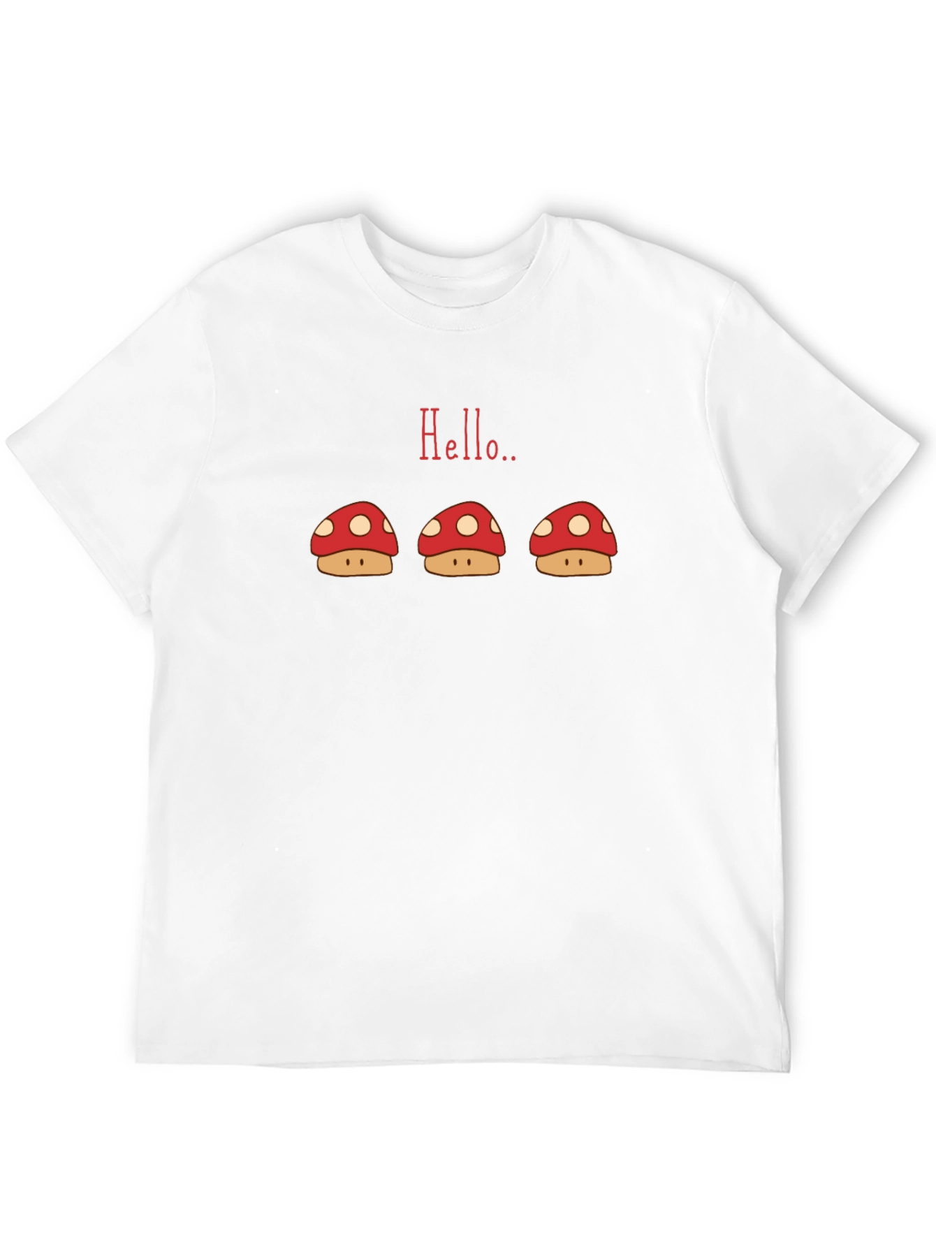 Mushroom Graphic T-Shirt - Quirky Casual Tee
