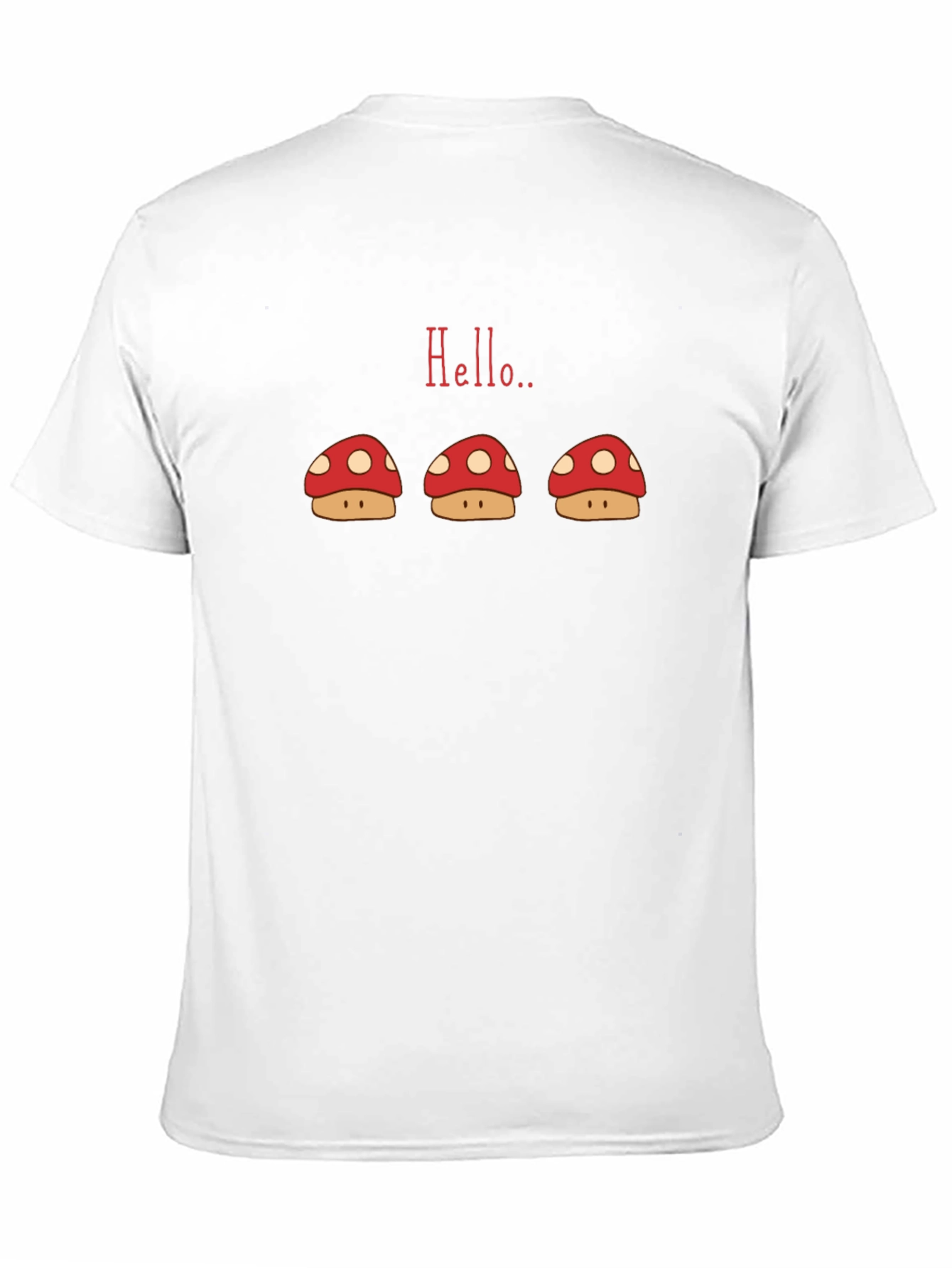 Mushroom Graphic T-Shirt - Quirky Casual Tee