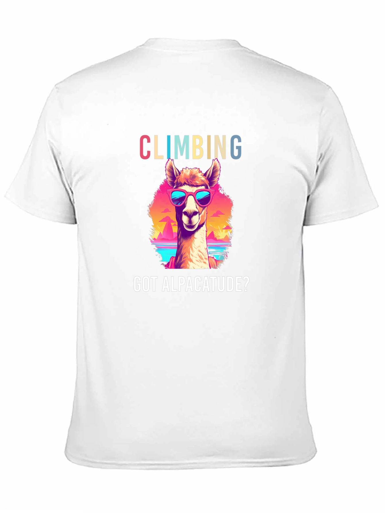 Climbing Alpacatude Graphic Tee