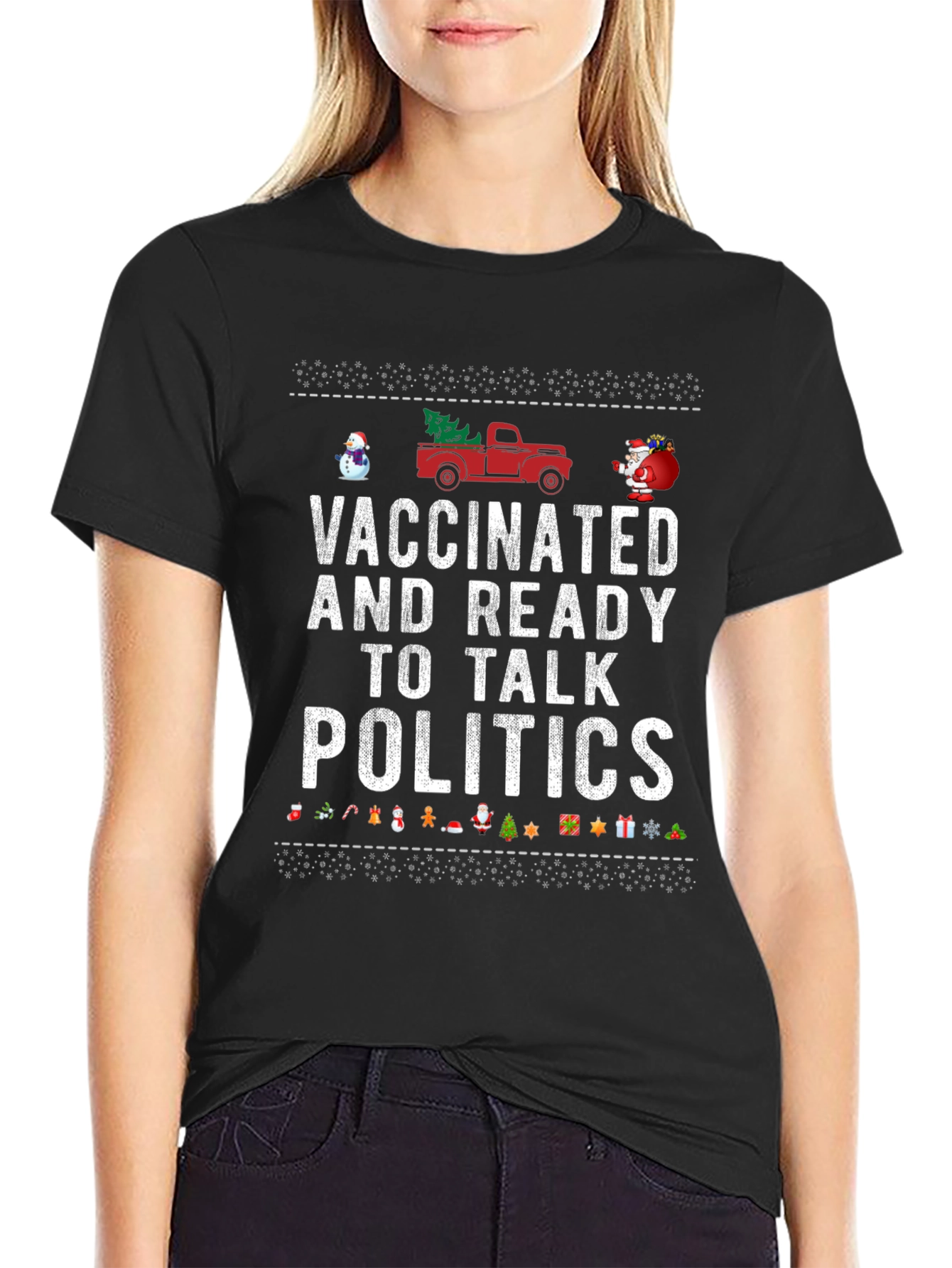 Vaccinated Ready Politics Graphic Tee