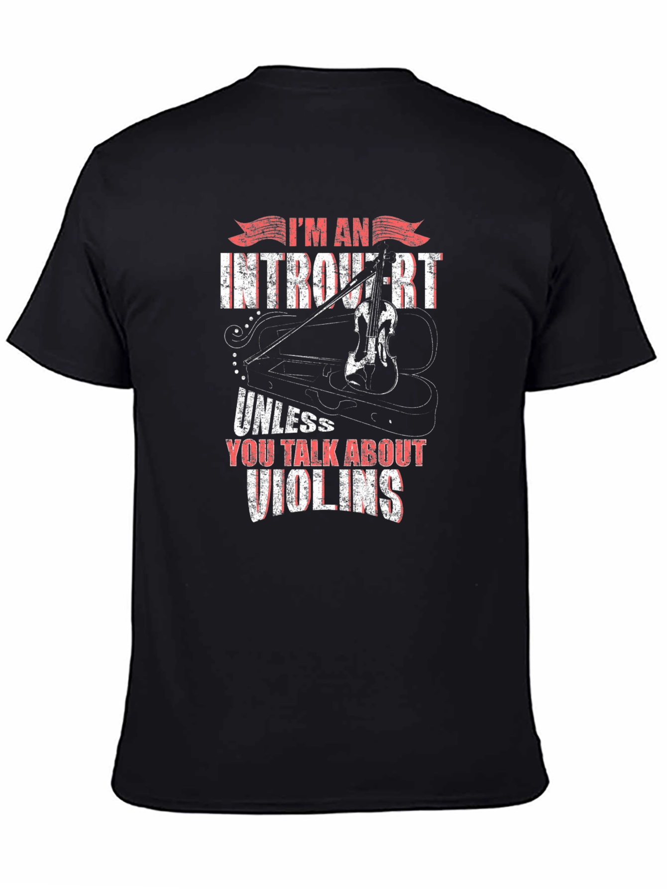 Introvert Unless Violins T-Shirt