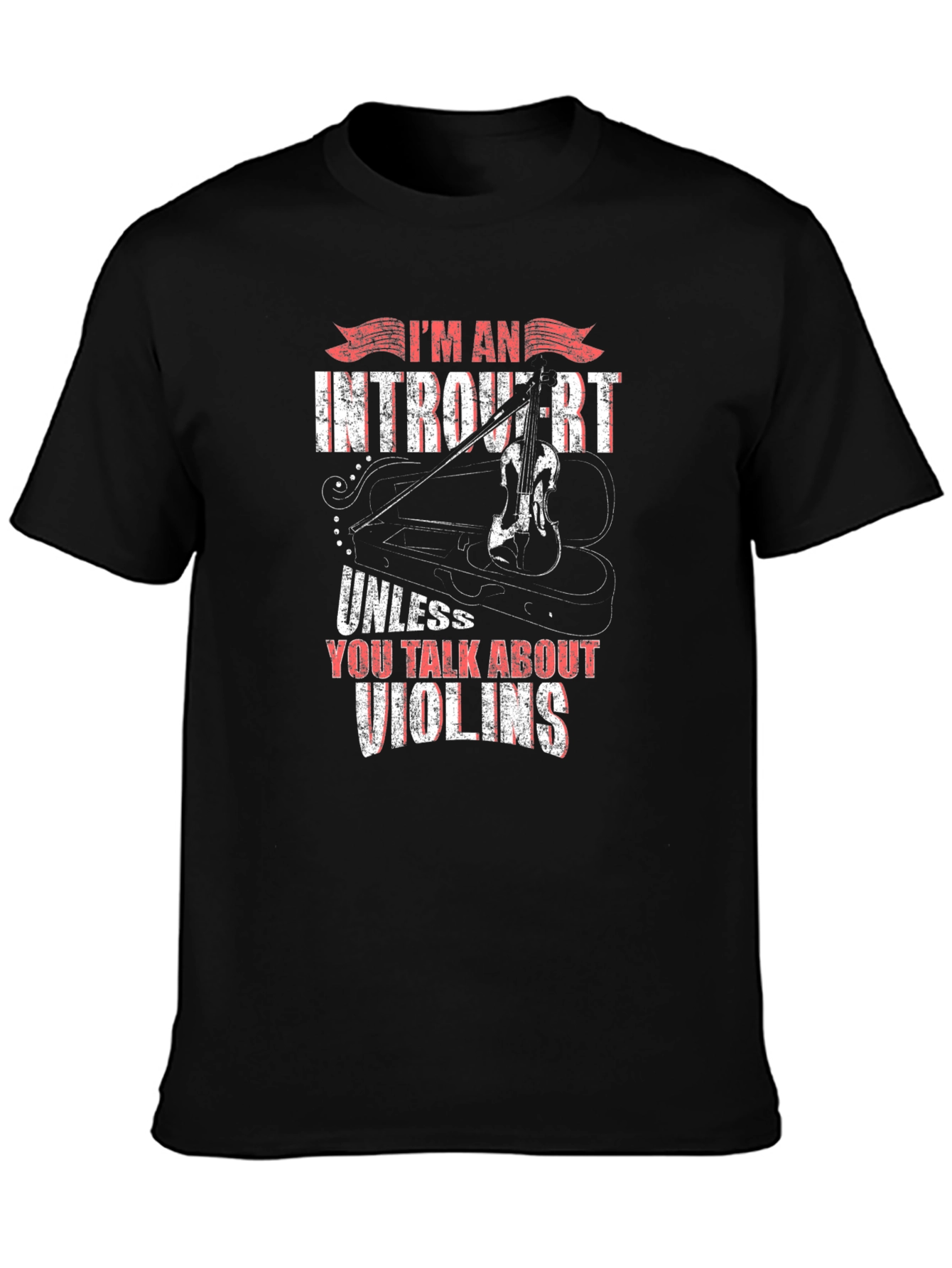 Introvert Unless Violins T-Shirt