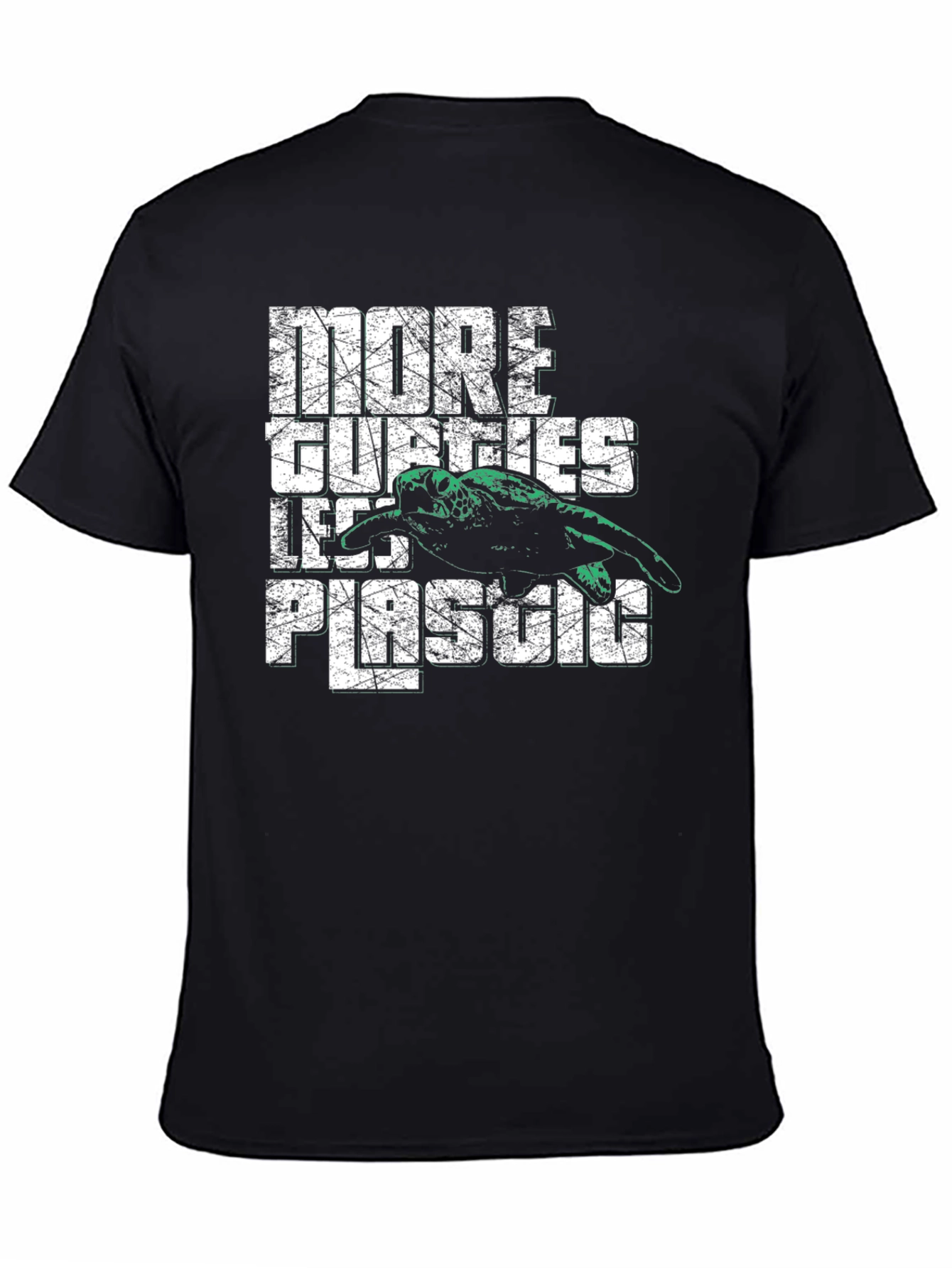 Eco-Friendly Turtle Graphic Tee