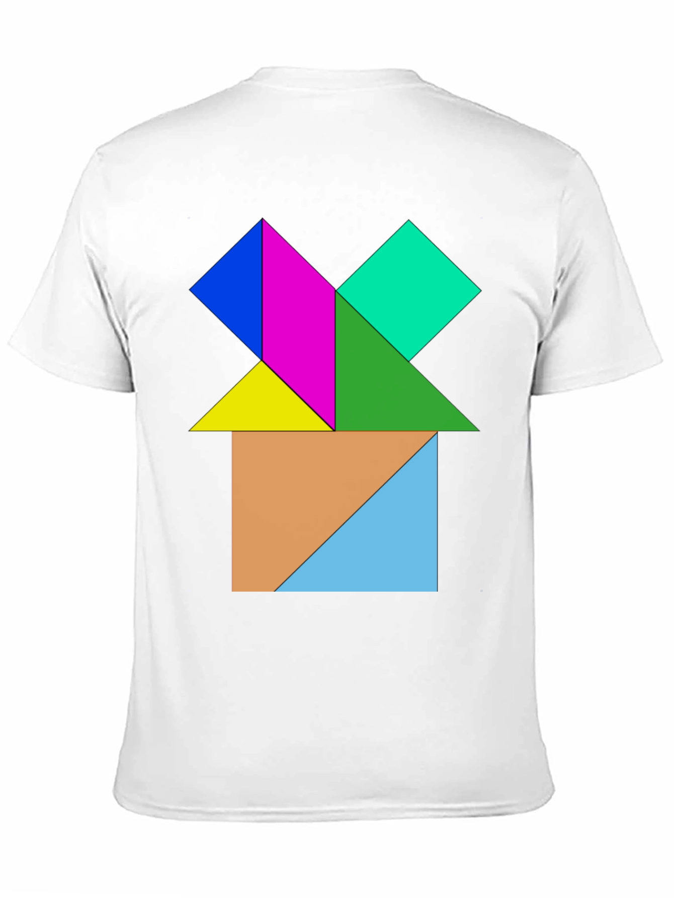 Geometric Puzzle Design T-Shirt
