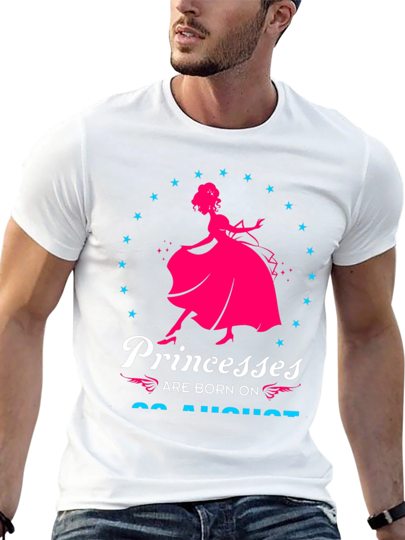 Princesses Are Born On 22 August T-Shirt