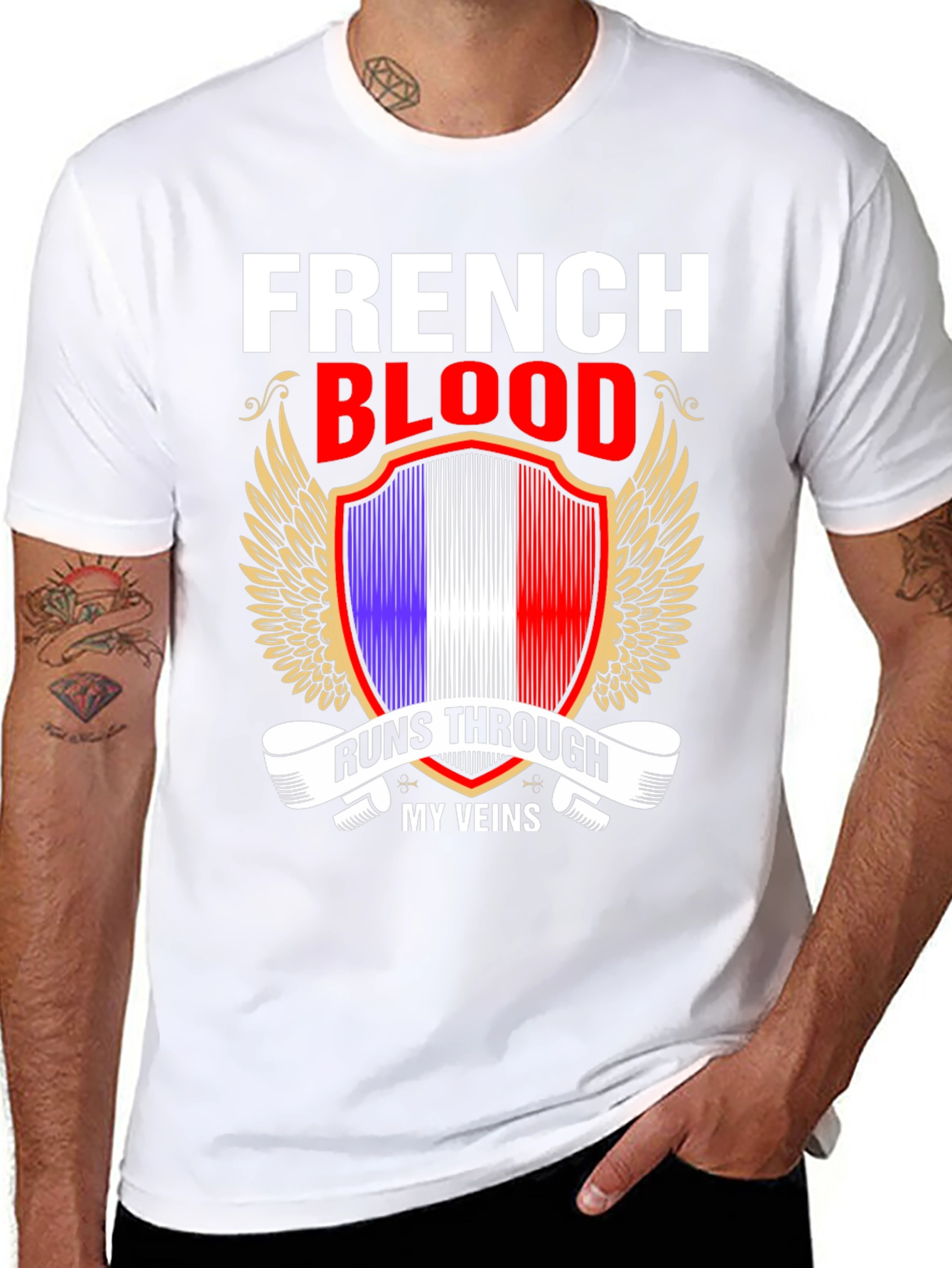 French Blood T-Shirt - France Pride