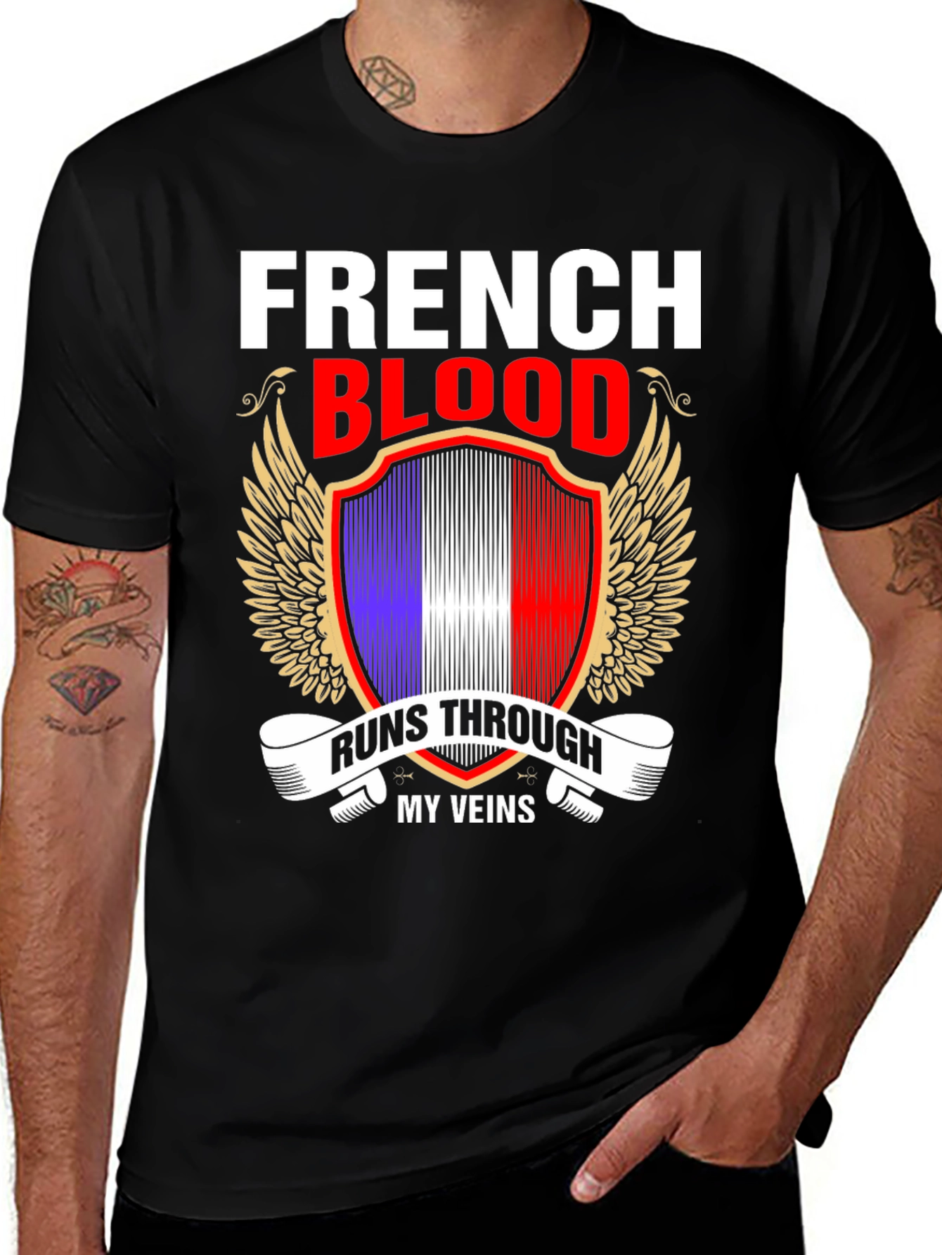 French Blood T-Shirt - France Pride