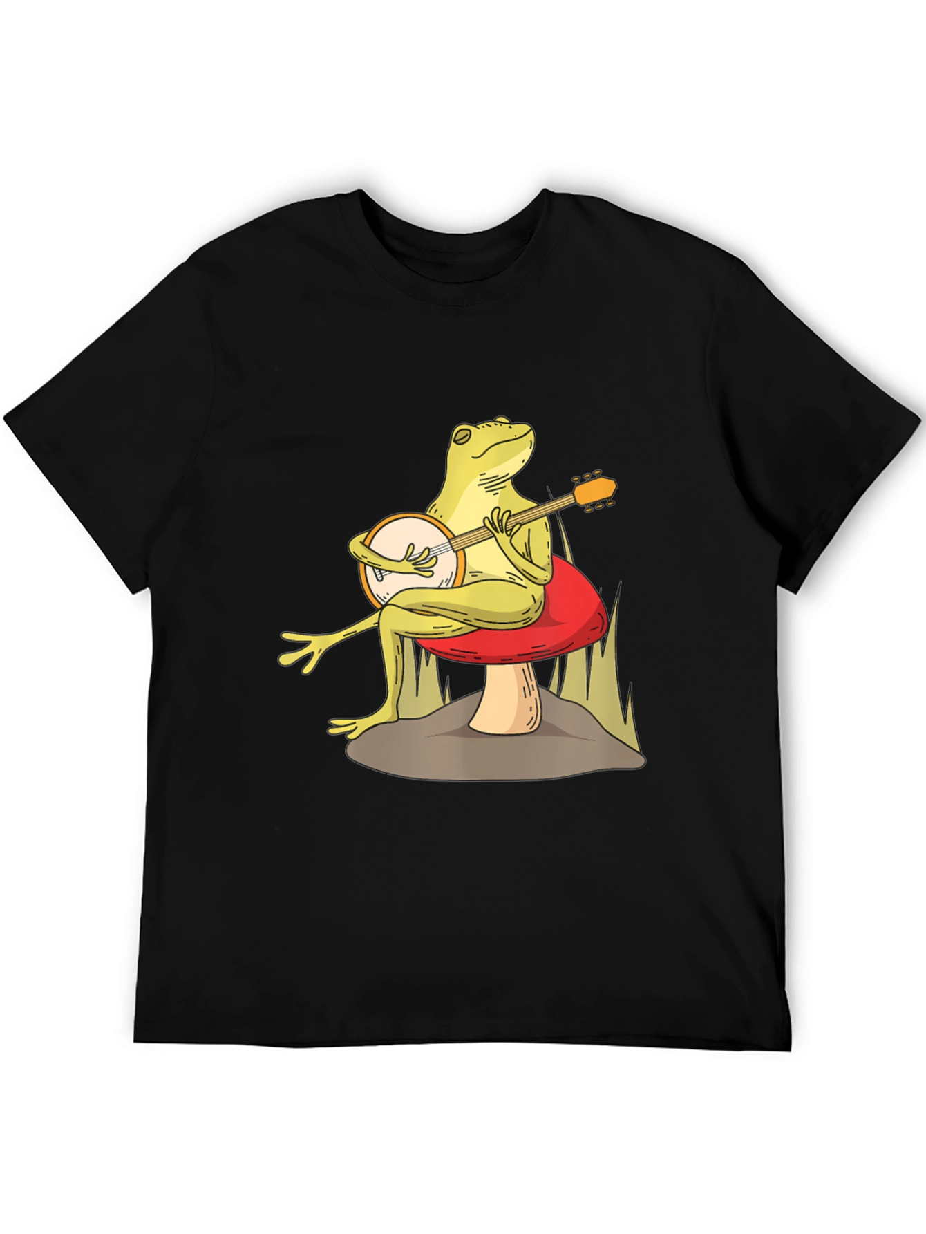 Frog Playing Banjo Graphic Tee