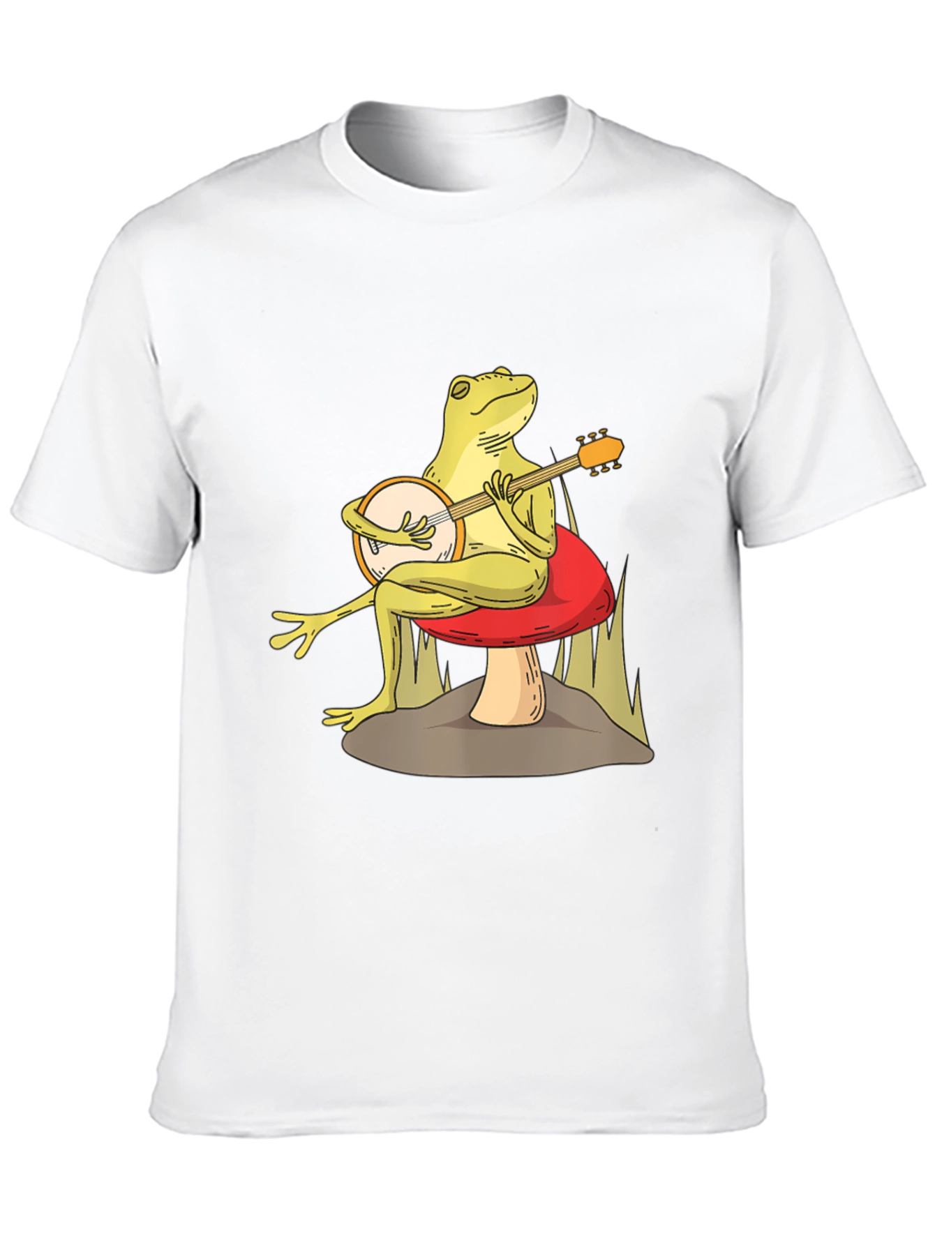 Frog Playing Banjo Graphic Tee