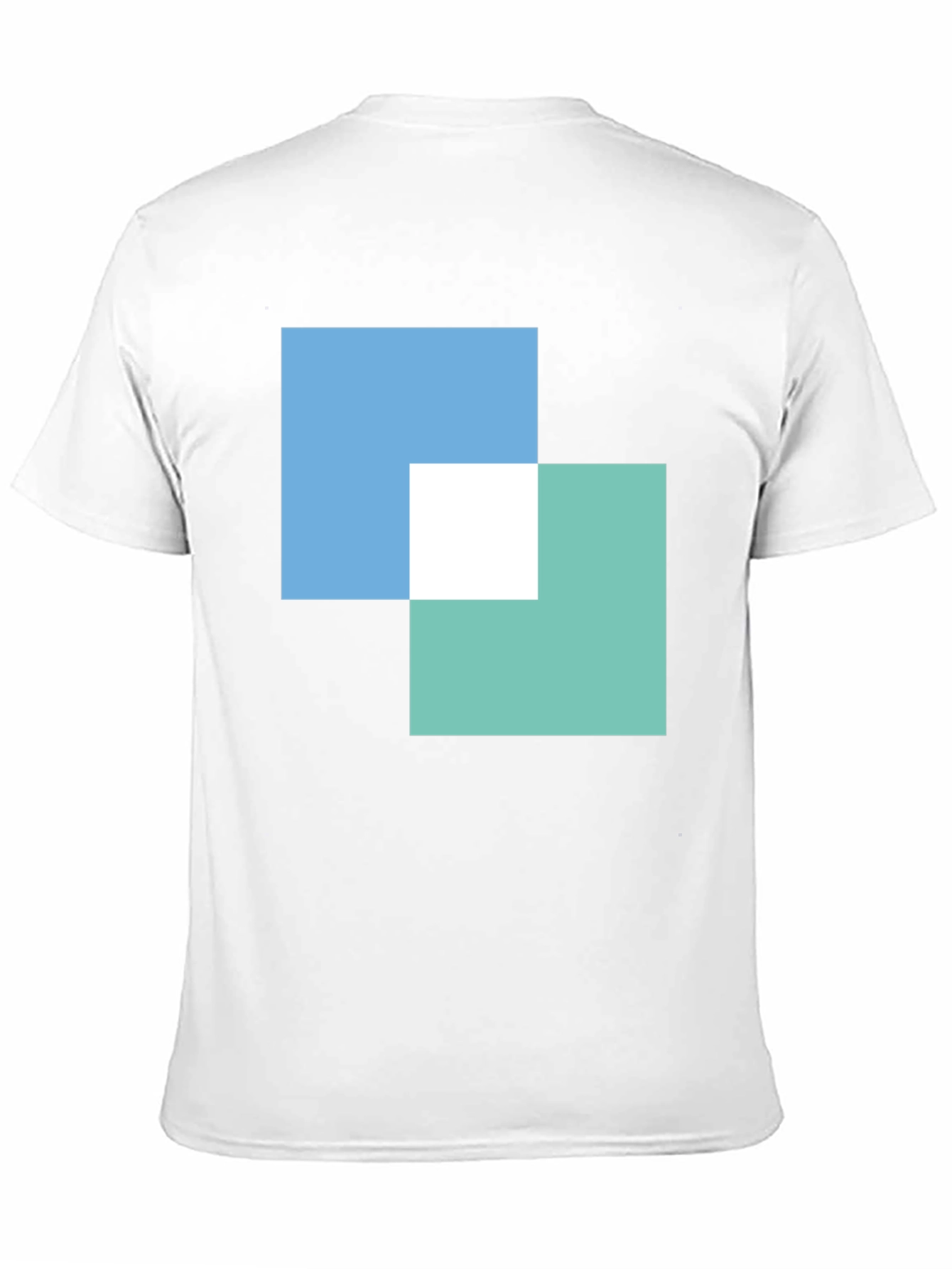 Modern Overlapping Squares Graphic Tee