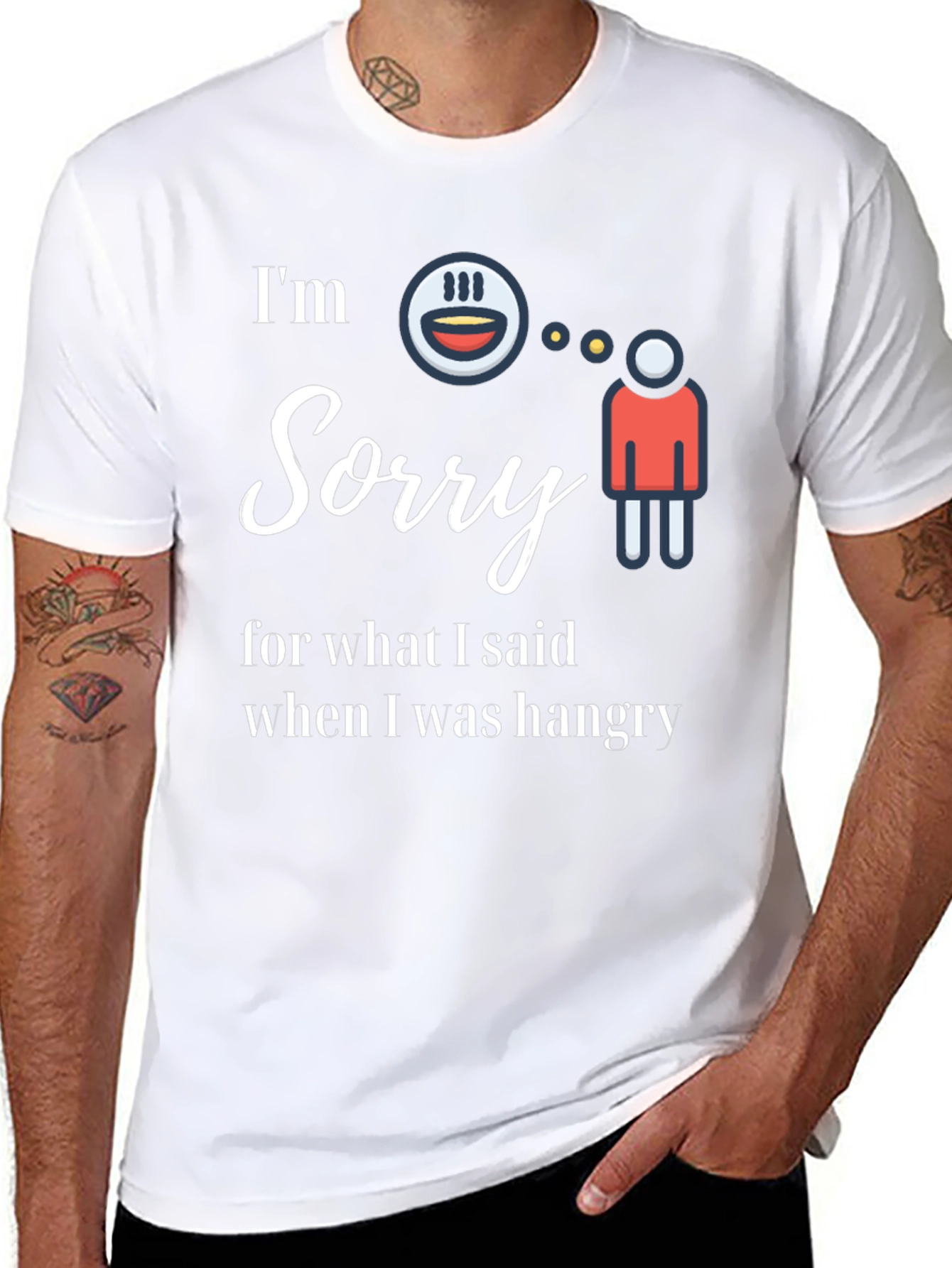 Funny Hangry Graphic Tee - Im Sorry Shirt