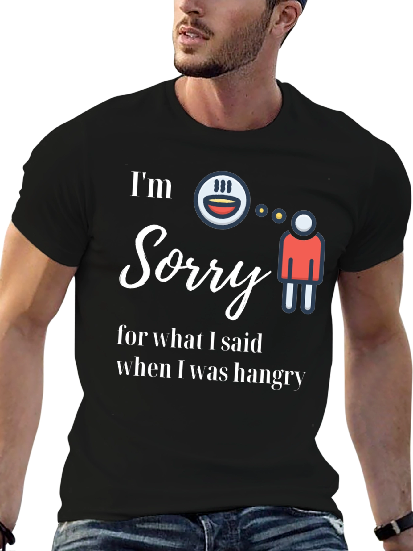 Funny Hangry Graphic Tee - Im Sorry Shirt