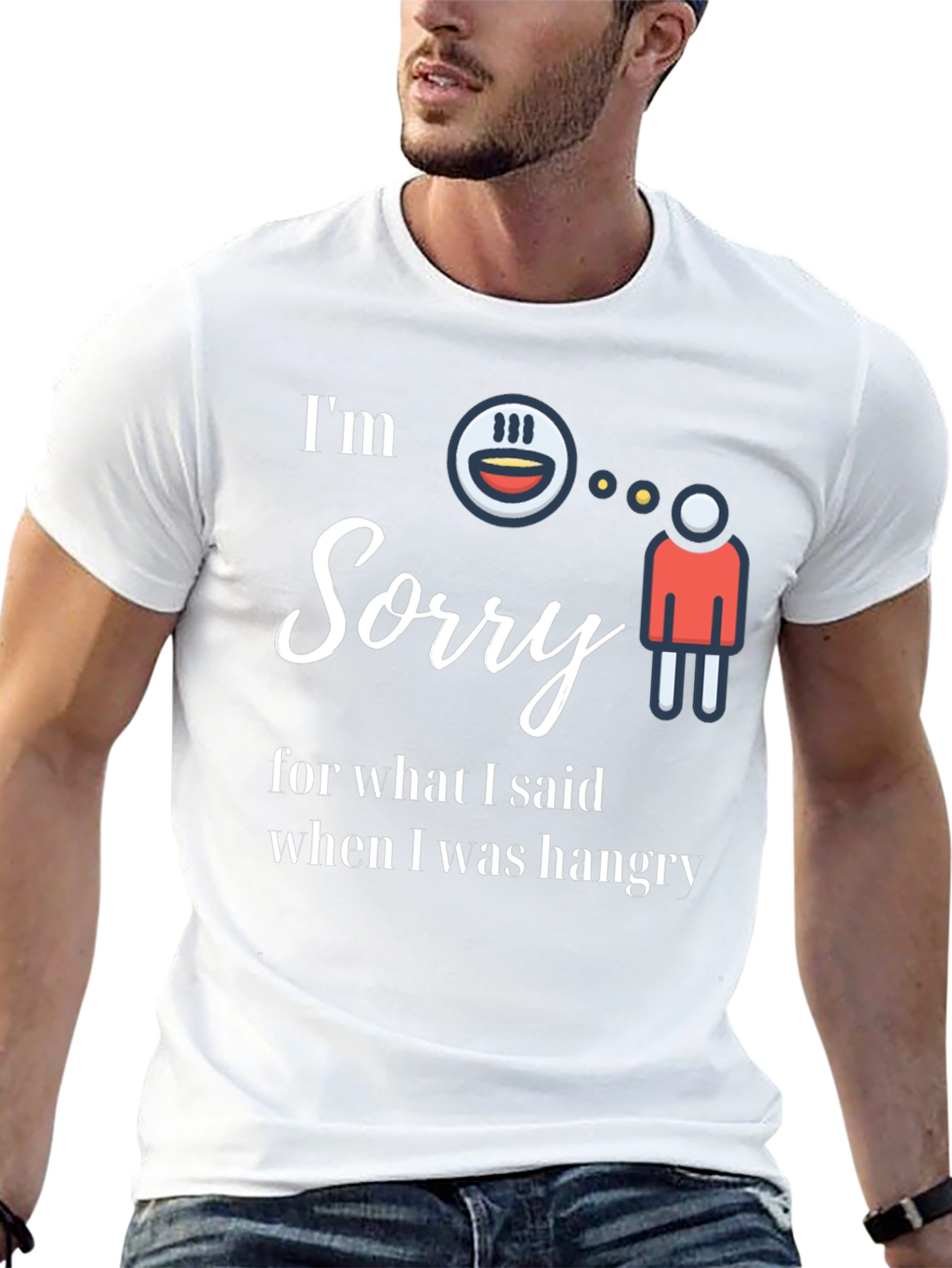 Funny Hangry Graphic Tee - Im Sorry Shirt