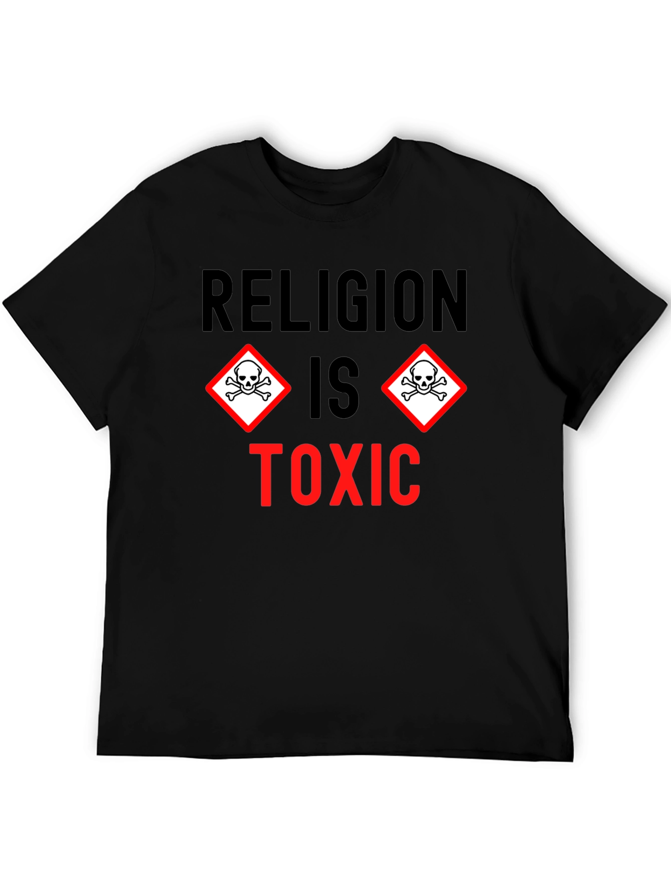 Religion is Toxic Graphic T-Shirt