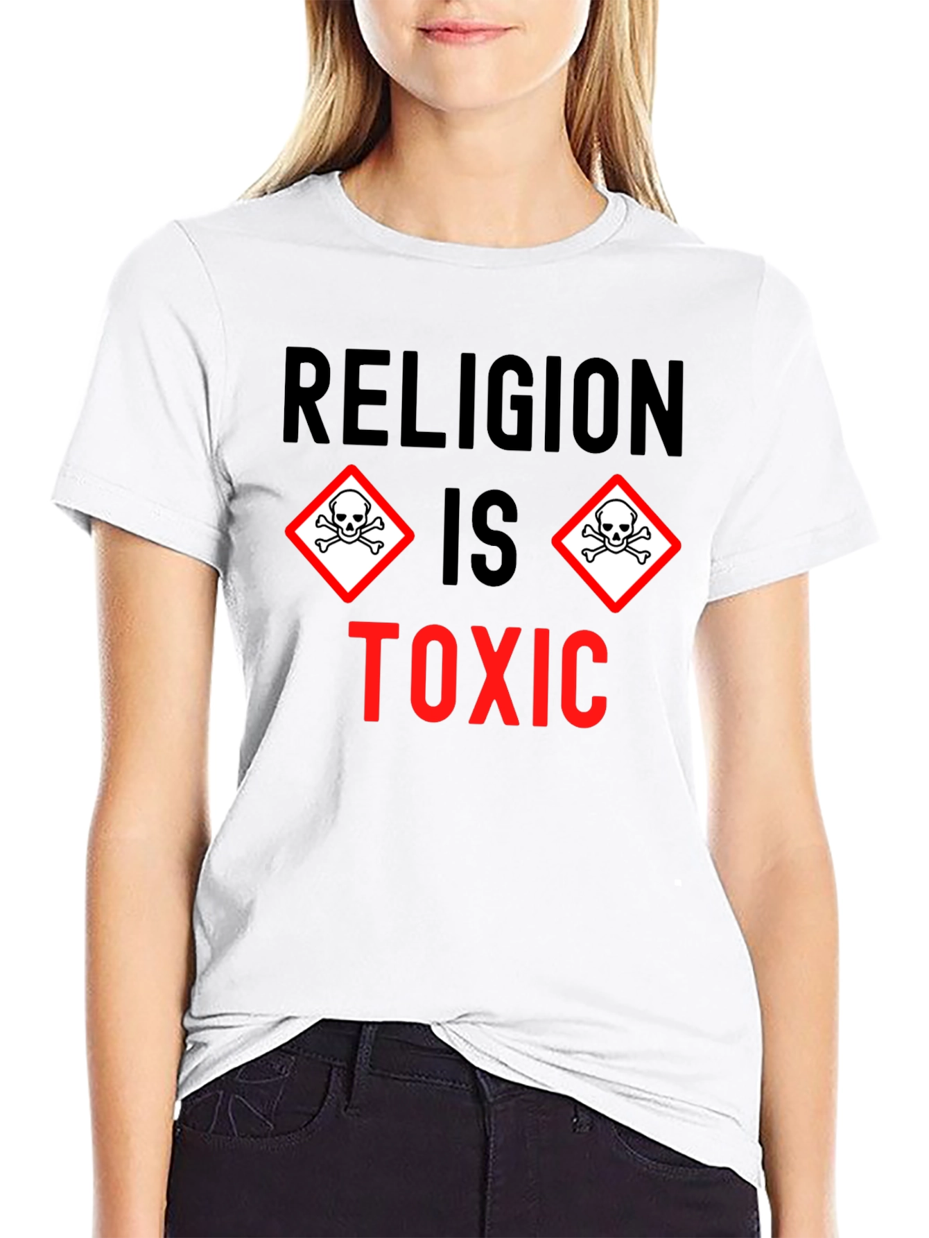 Religion is Toxic Graphic T-Shirt