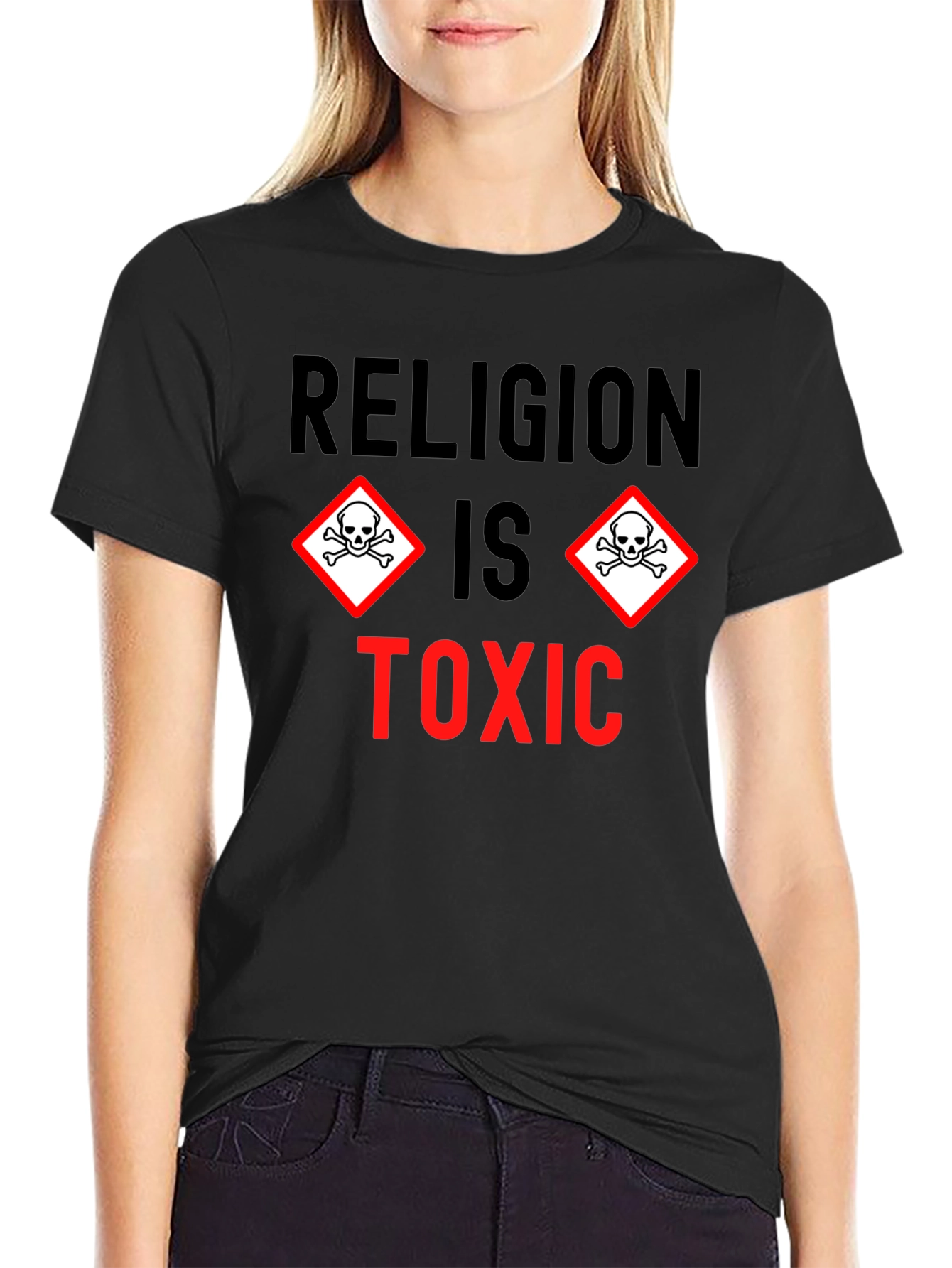Religion is Toxic Graphic T-Shirt