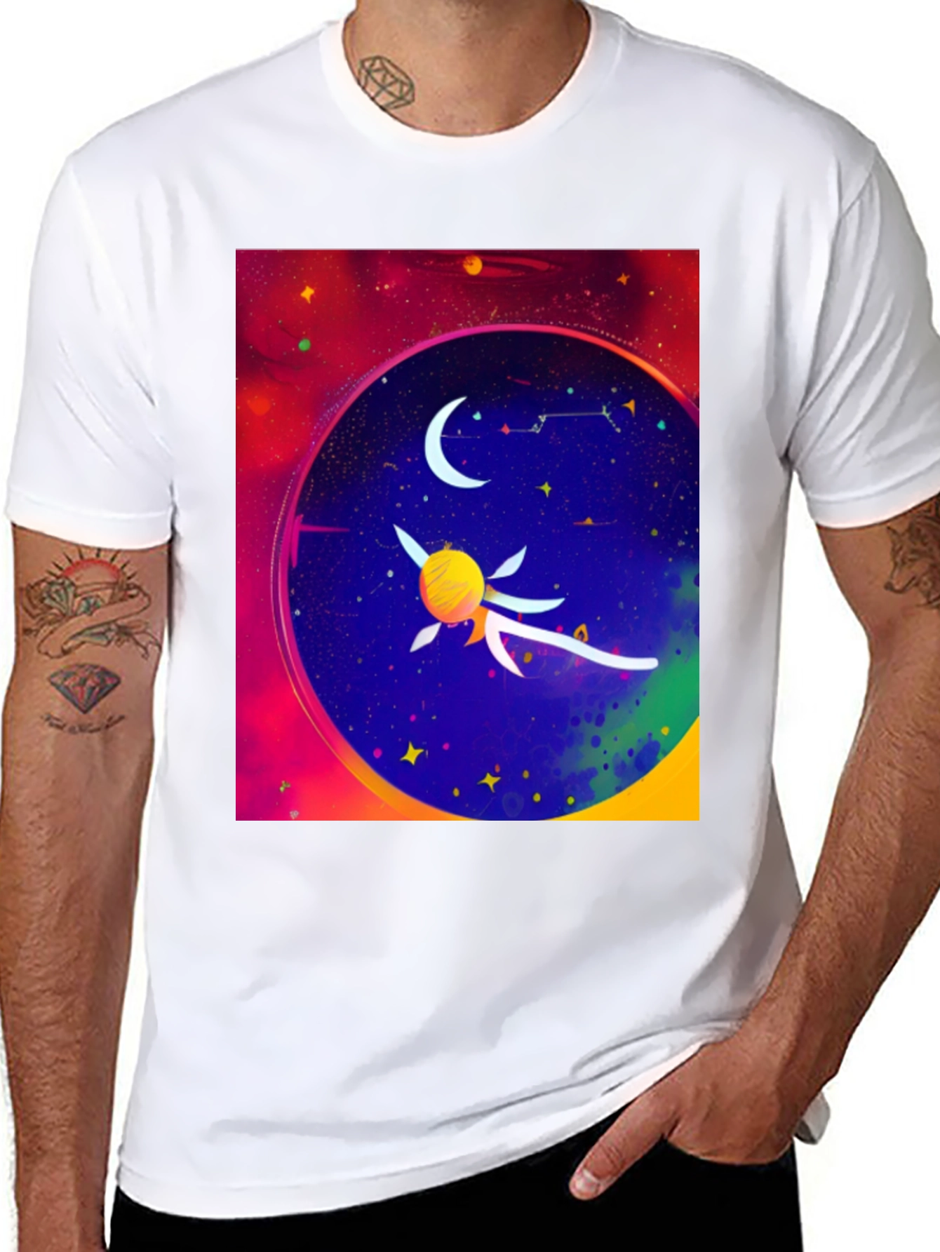 Celestial Dreamscape Graphic Tee