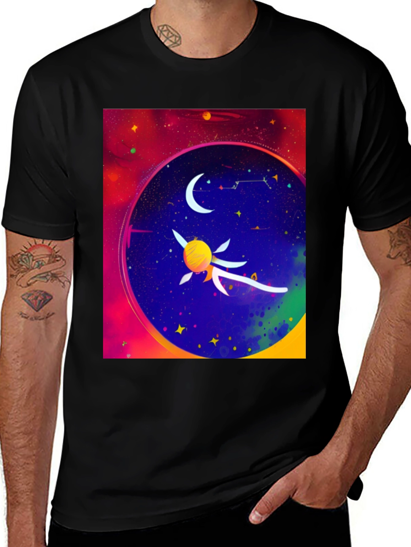 Celestial Dreamscape Graphic Tee